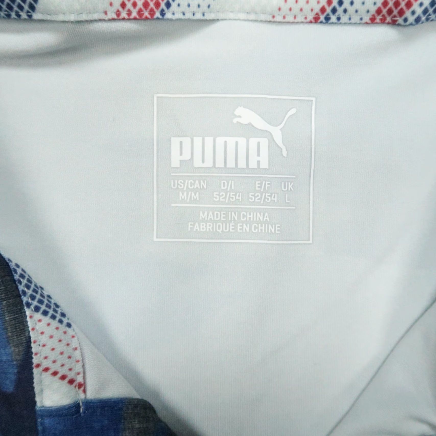 Puma Puma Polo Shirt Men Medium Blue Camouflage Polo Volition America Folds Of Honor Performance Golf Breathable Lightweight Stretch Shirt Size US M / EU 48-50 / 2 - 3 Thumbnail
