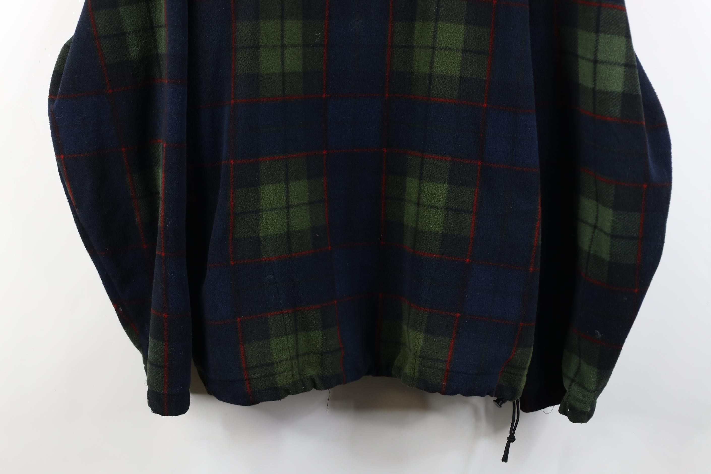 Vintage Vintage 90s Streetwear 1/4 Zip Fleece Pullover Sweater USA Size US XL / EU 56 / 4 - 3 Thumbnail