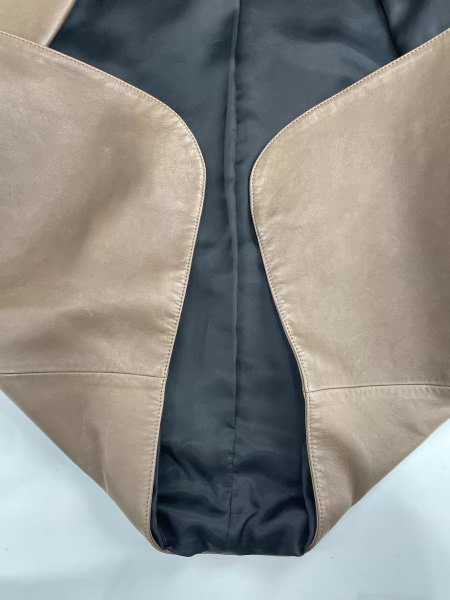Yves Saint Laurent YSL Vintage Brown Lambskin Leather Jacket. Size S / US 4 / IT 40 - 12 Thumbnail