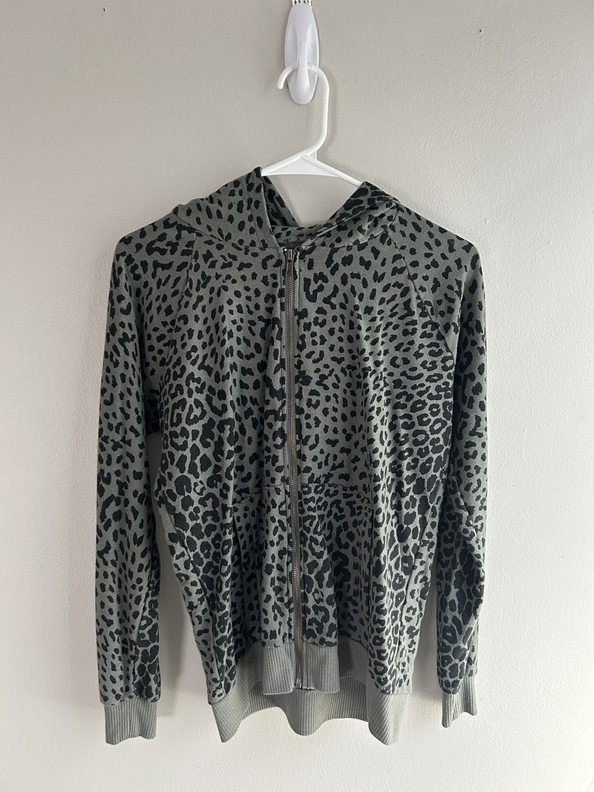 Other Gray Cheetah Print Slim Jacket Size M / US 6-8 / IT 42-44 - 1 Thumbnail