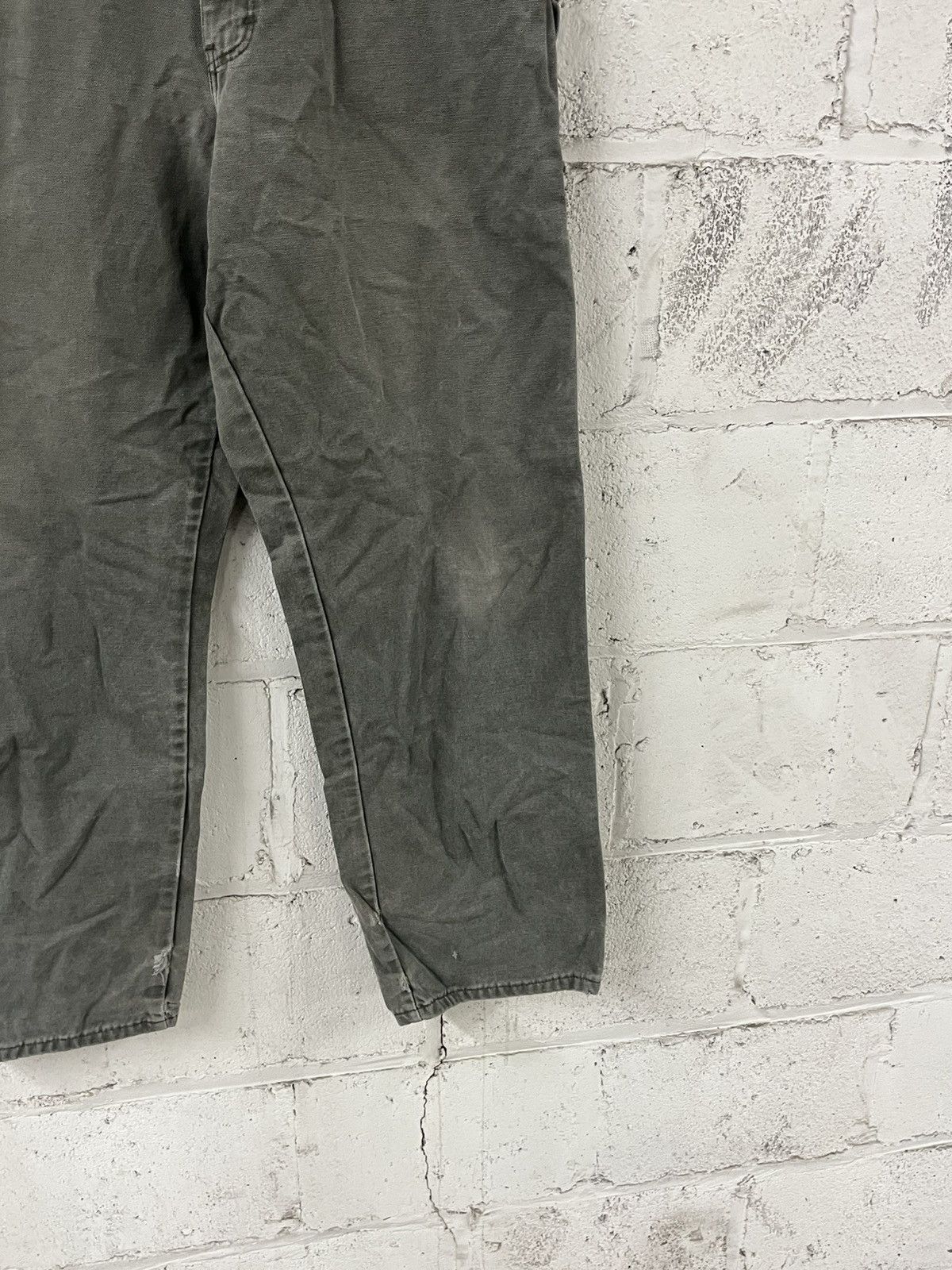Carhartt Vintage dickies faded green carpenter cargo pants baggy Size US 36 / EU 52 - 9 Thumbnail
