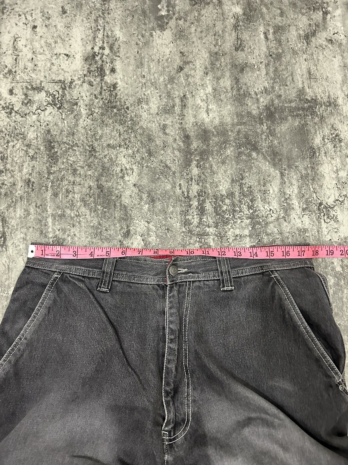 JNCO × Vintage Vintage Pract Denim Cargo Baggy Pants Size US 35 - 13 Thumbnail