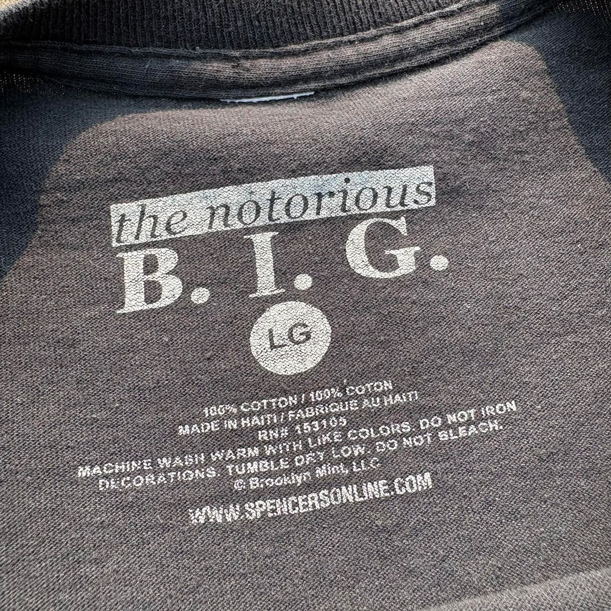 Rap Tees Vintage The Notorious B.I.G. Graphic T-Shirt Size US L / EU 52-54 / 3 - 4 Thumbnail