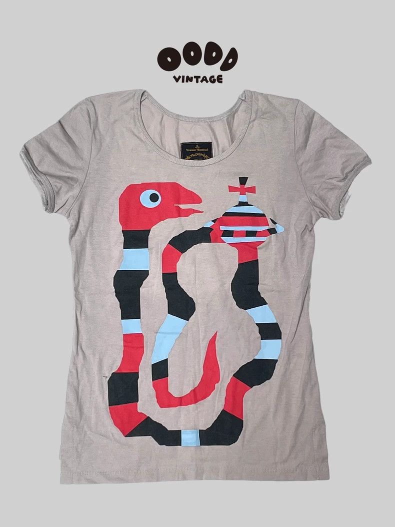 Vivienne Westwood Vivienne Westwood Anglomania Snake T-shirt - dmc Size US M / EU 48-50 / 2 - 1 Thumbnail