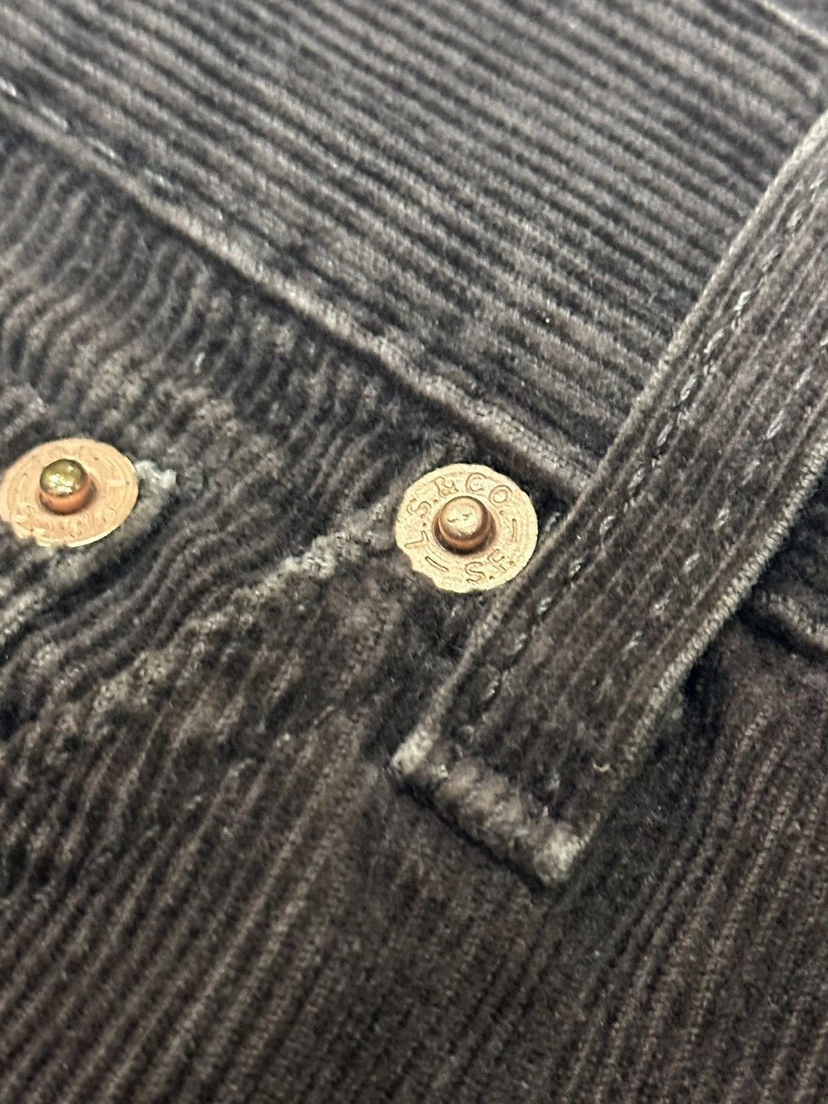 Levi's × Vintage 90’s Levis Vintage 551 Y2k Cowboy Corduroy Pants Size US 30 / EU 46 - 7 Thumbnail