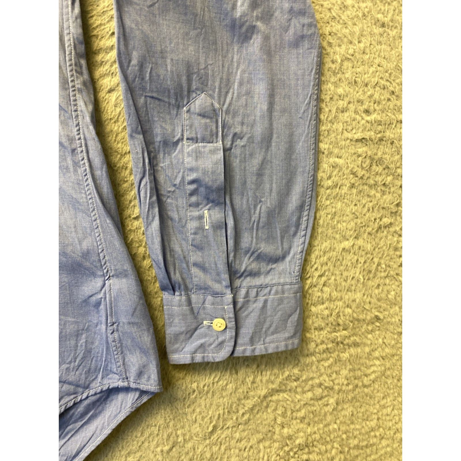 Ralph Lauren VINTAGE Ralph Lauren Men's Shirt Long Sleeve Cotton Blue Casual Business Size Large Size US L / EU 52-54 / 3 - 5 Thumbnail