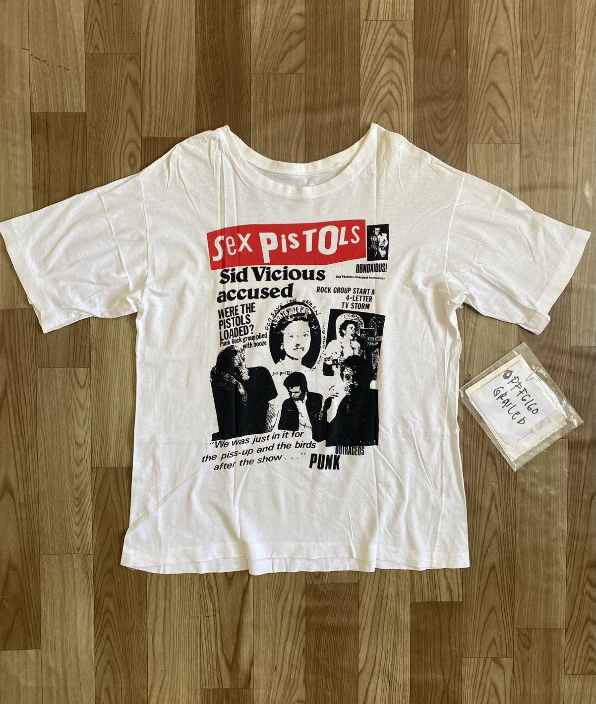 Vintage Rare Sex pistol Distressed