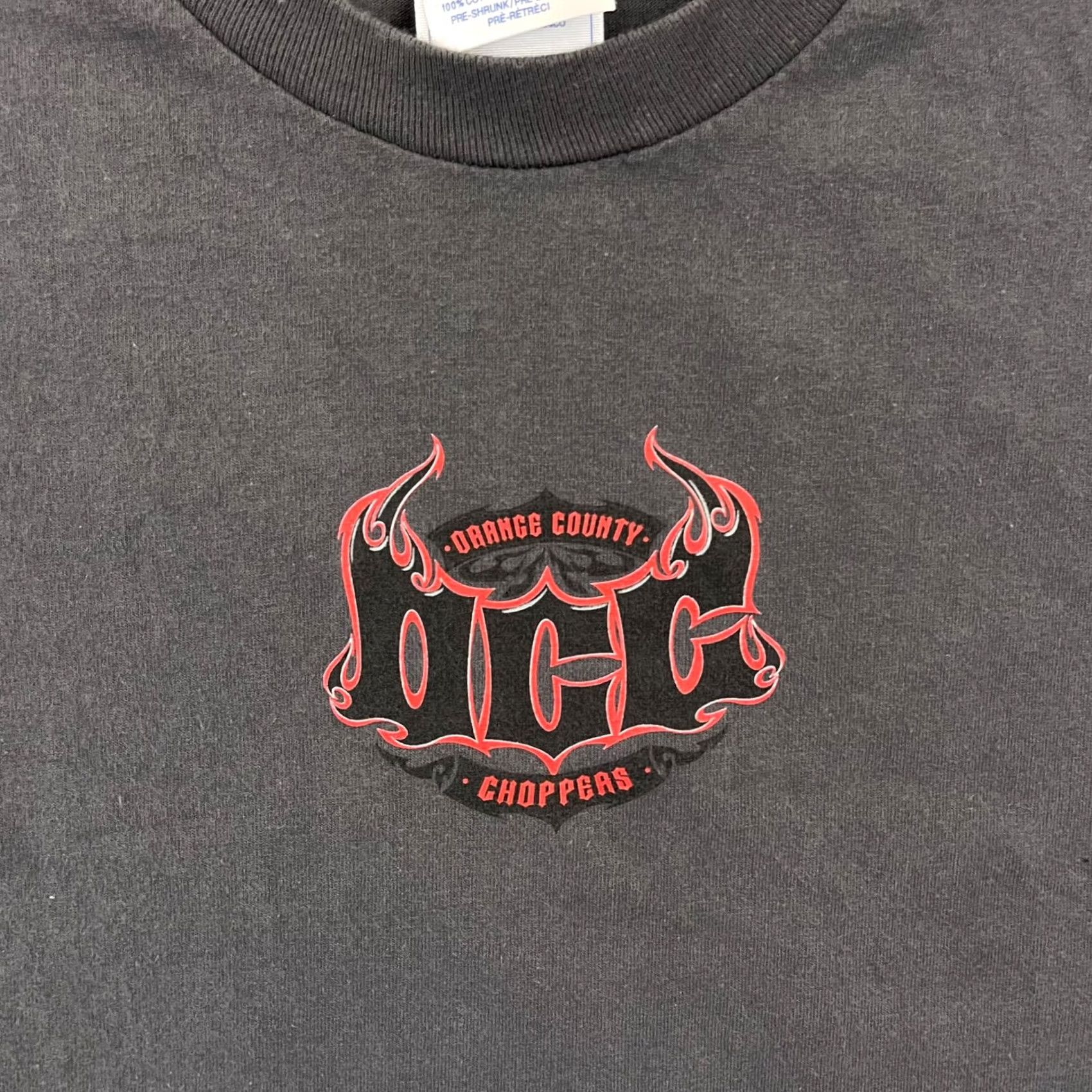Vintage VINTAGE Tennessee River TShirt Adult XL Orange County Choppers Shirt Men Gray Cotton Double-Sided Tribal Flame Motorcycles 2000s, Biker Theme Size US XL / EU 56 / 4 - 2 Thumbnail