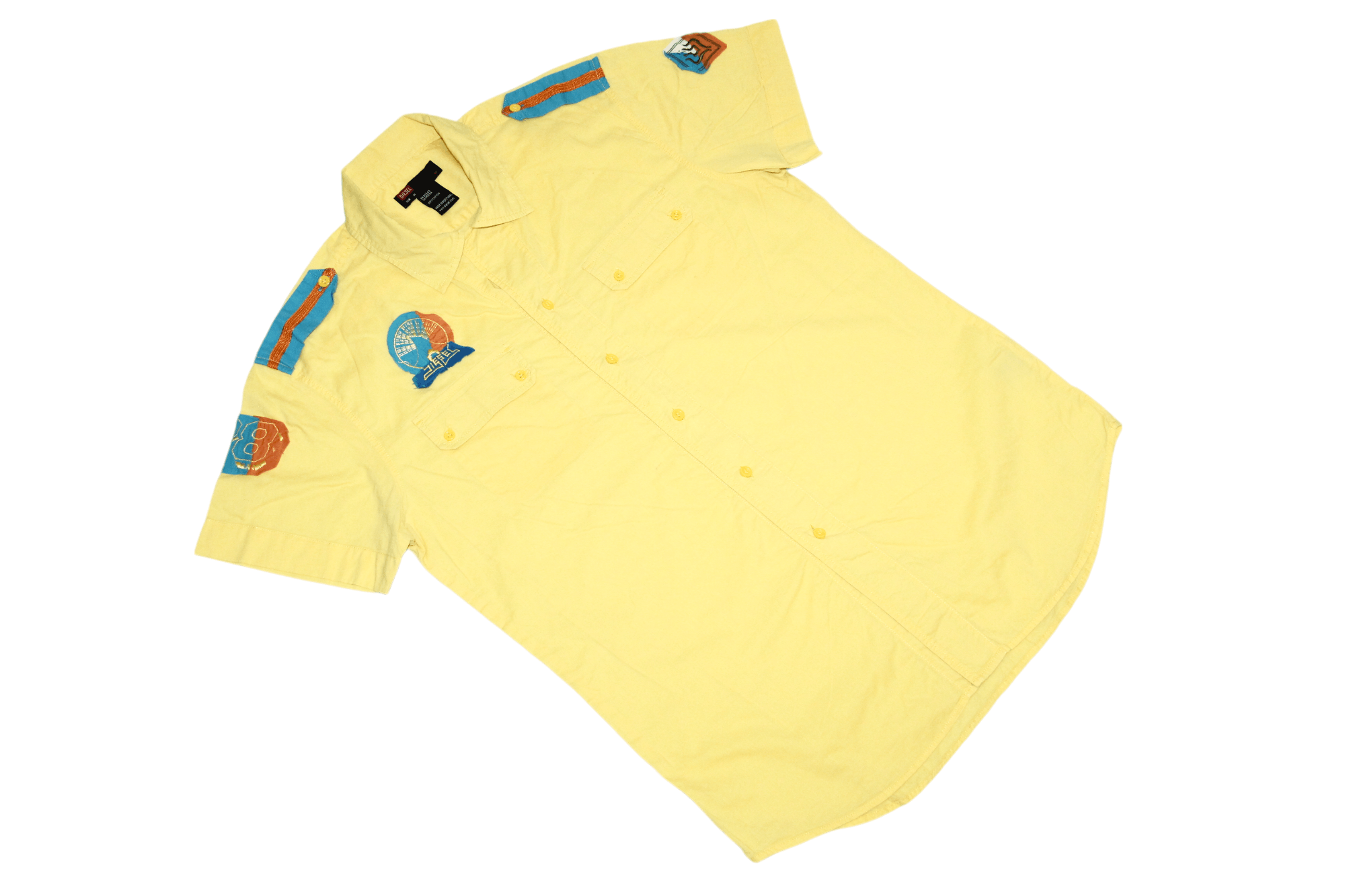 Diesel VTG Diesel Military Style Patched short sleeve shirt Size US M / EU 48-50 / 2 - 3 Thumbnail