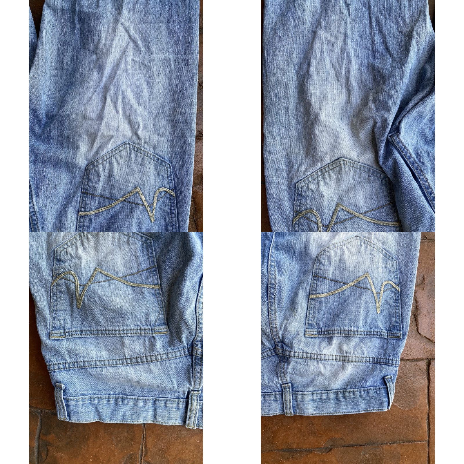 Avirex VINTAGE Avirex Jeans 32x30 Wide-Leg Distressed Denim Black Men Jeans Hip Hop Retro 90s Avirex Mens Jeans Size US 32 / EU 48 - 9 Thumbnail
