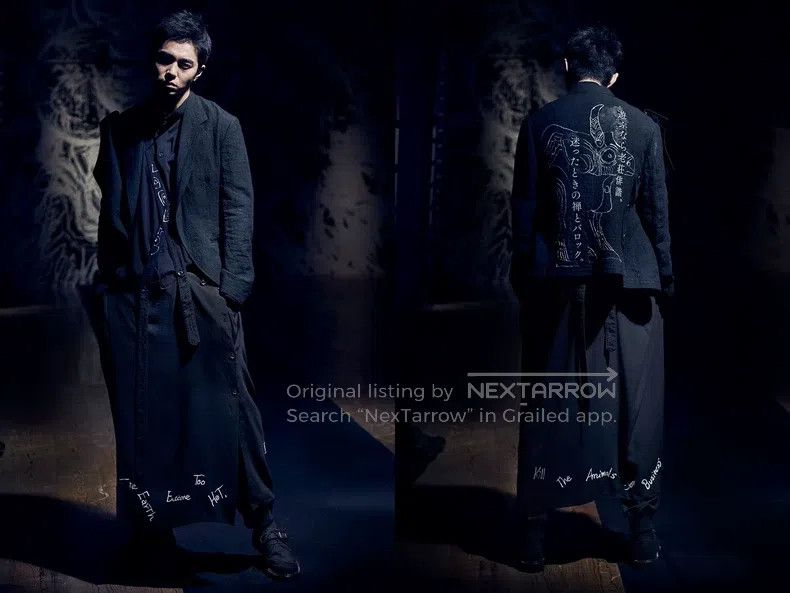Yohji Yamamoto YOHJI YAMAMOTO Minotaur Print Double Suit Size US M / EU 48-50 / 2 - 3 Thumbnail