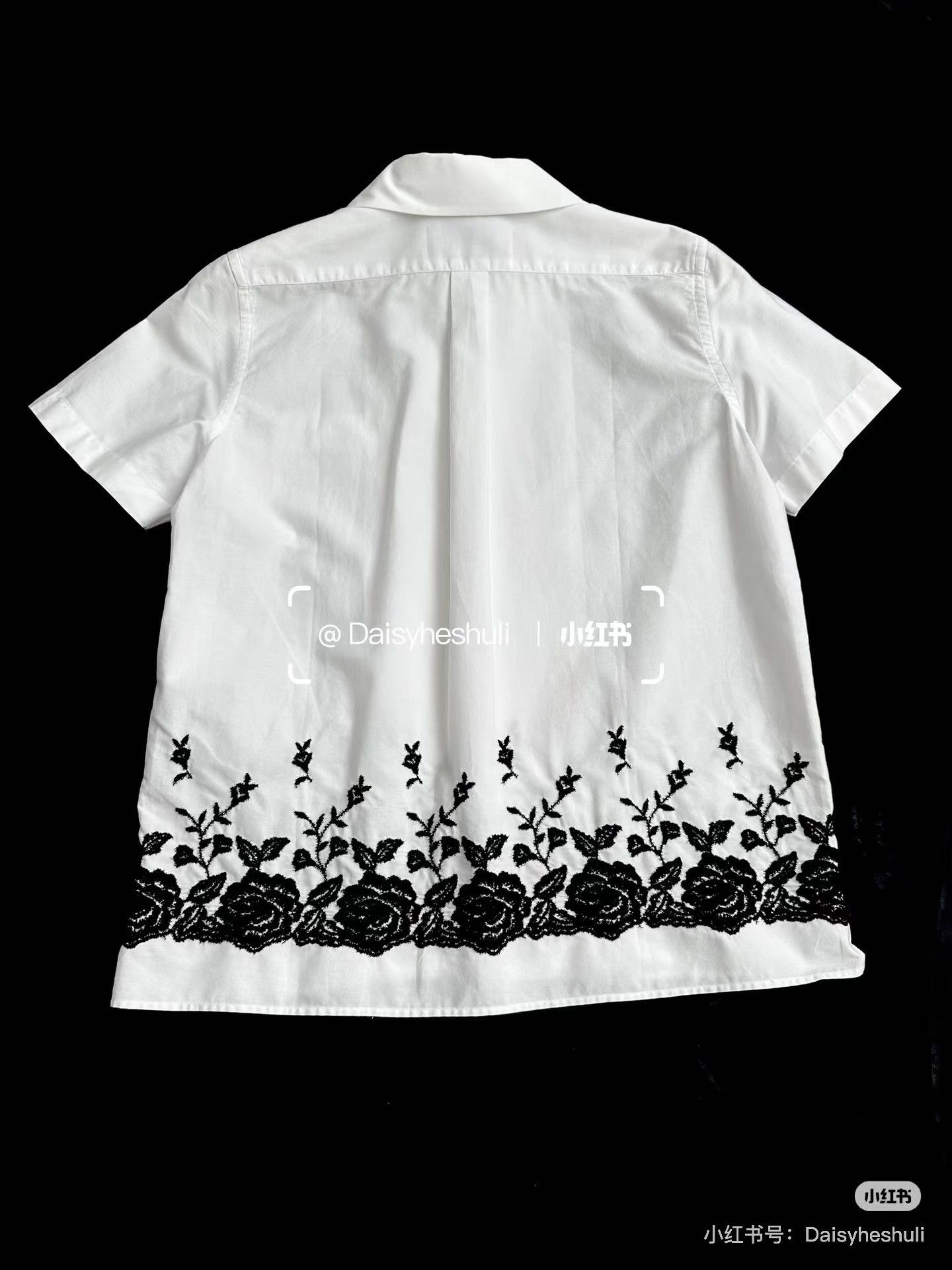 Comme des Garcons Comme des Garçons Tricot Rose Embroidered Short-Sleeve。Ｑ24 Size M / US 6-8 / IT 42-44 - 8 Thumbnail