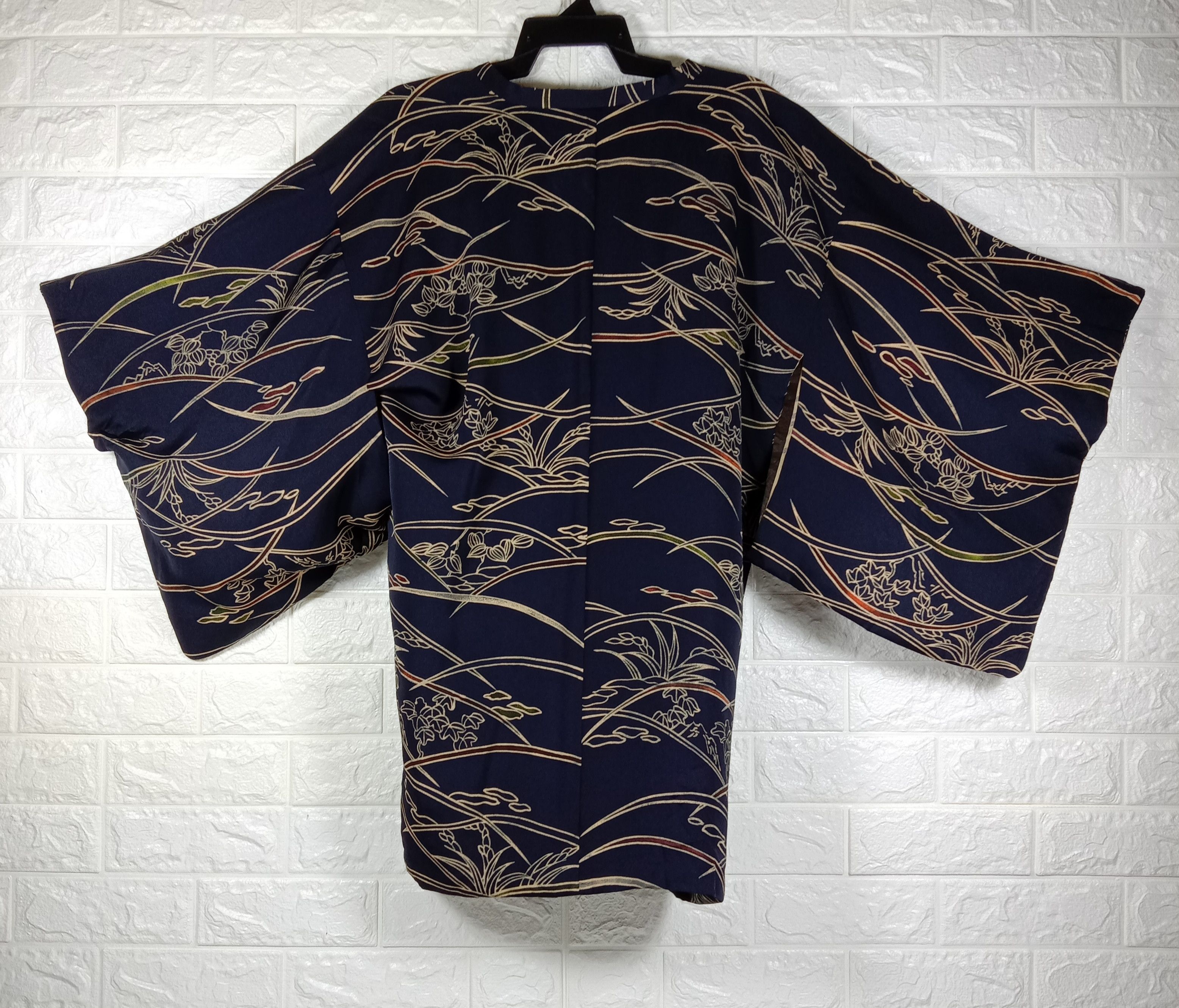 Japanese Brand Vintage Kimono Noragi Haori Hanten Art Cardigan Size L / US 10 / IT 46 - 5 Thumbnail