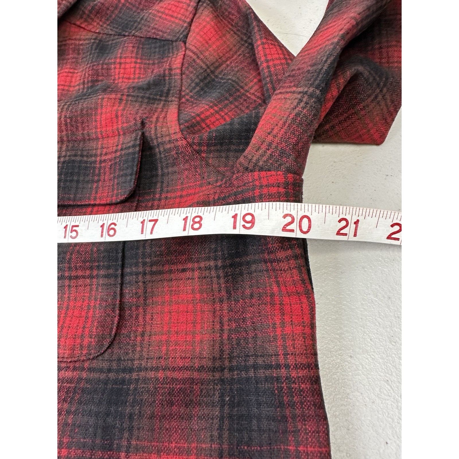 Pendleton Women’s Pendleton Board Shirt 100% Virgin Wool Sz M Red Size M / US 6-8 / IT 42-44 - 3 Thumbnail