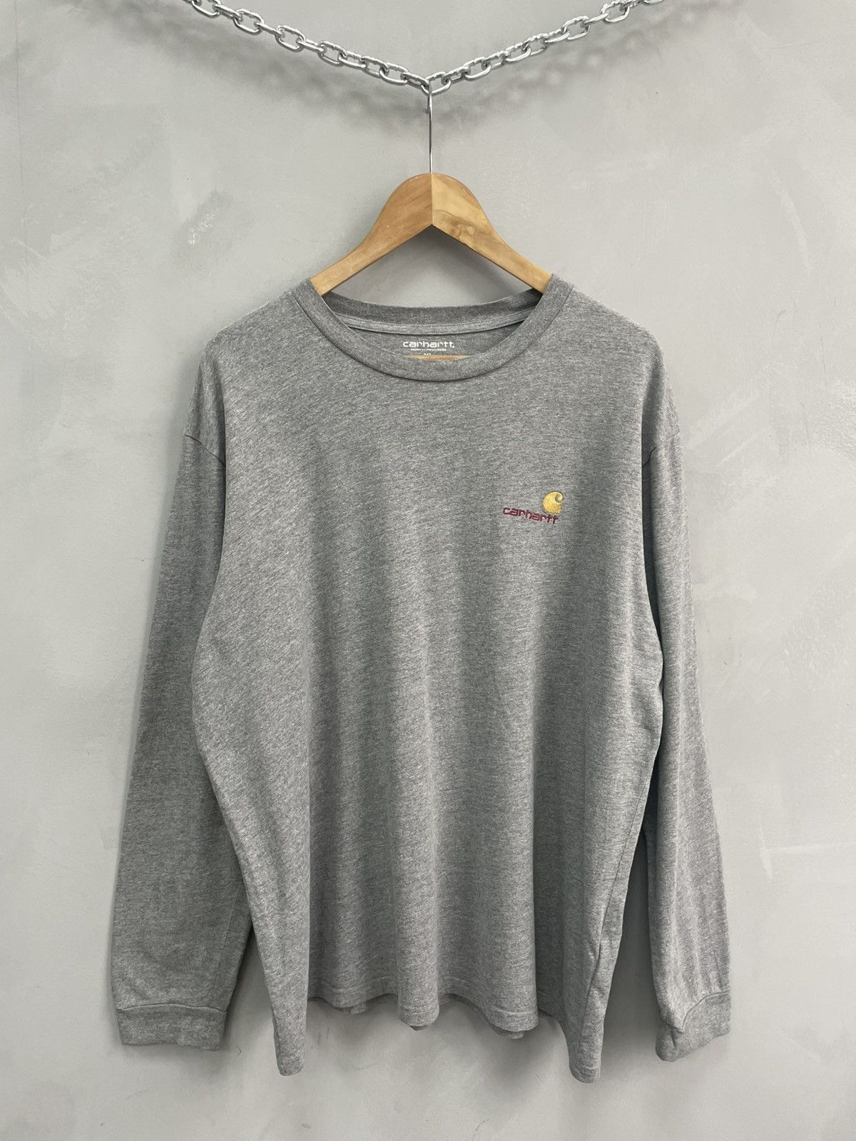 Carhartt Vintage Carhartt longsleeve 90s USA t shirt Size US XL / EU 56 / 4 - 1 Thumbnail