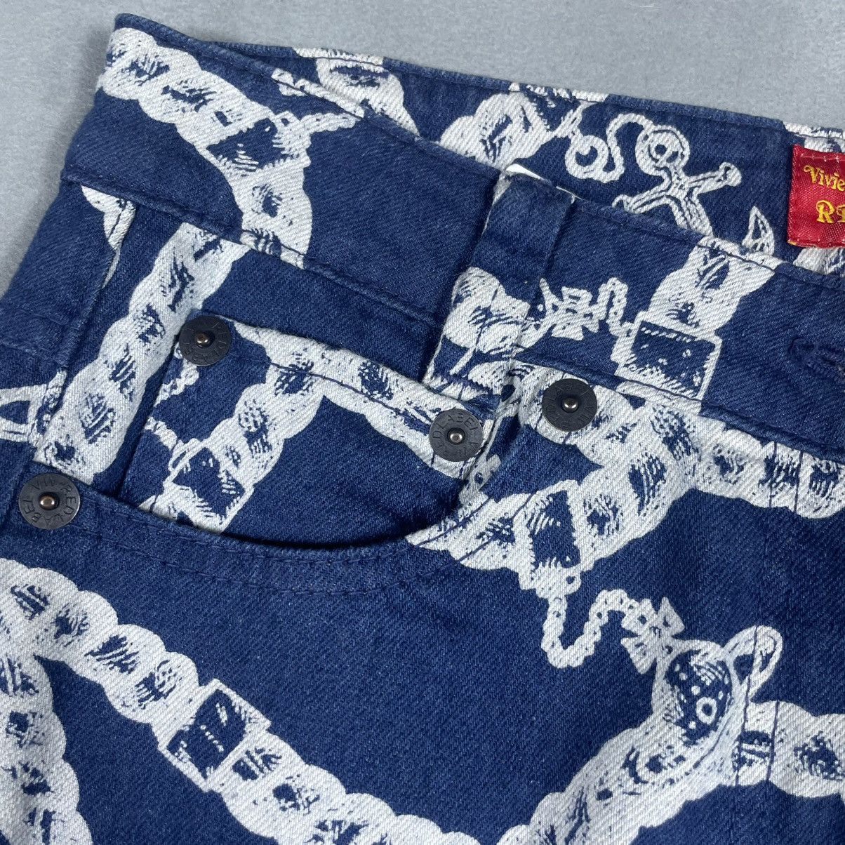 Vivienne Westwood VIVIENNE WESTWOOD RED LABEL ROBE DENIM PANTS Size 30" / US 8 / IT 44 - 5 Thumbnail