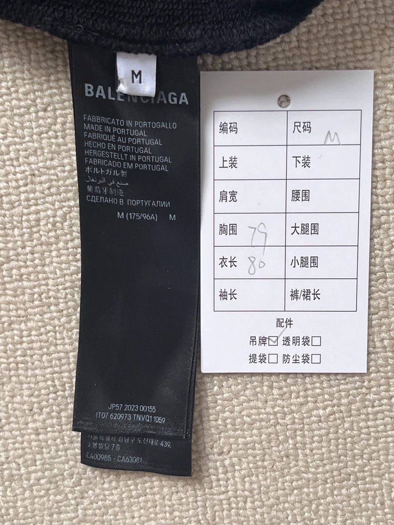 Balenciaga Balenciaga Letter Logo printed hooded long sleeve sweatshi Size M / US 6-8 / IT 42-44 - 6 Thumbnail