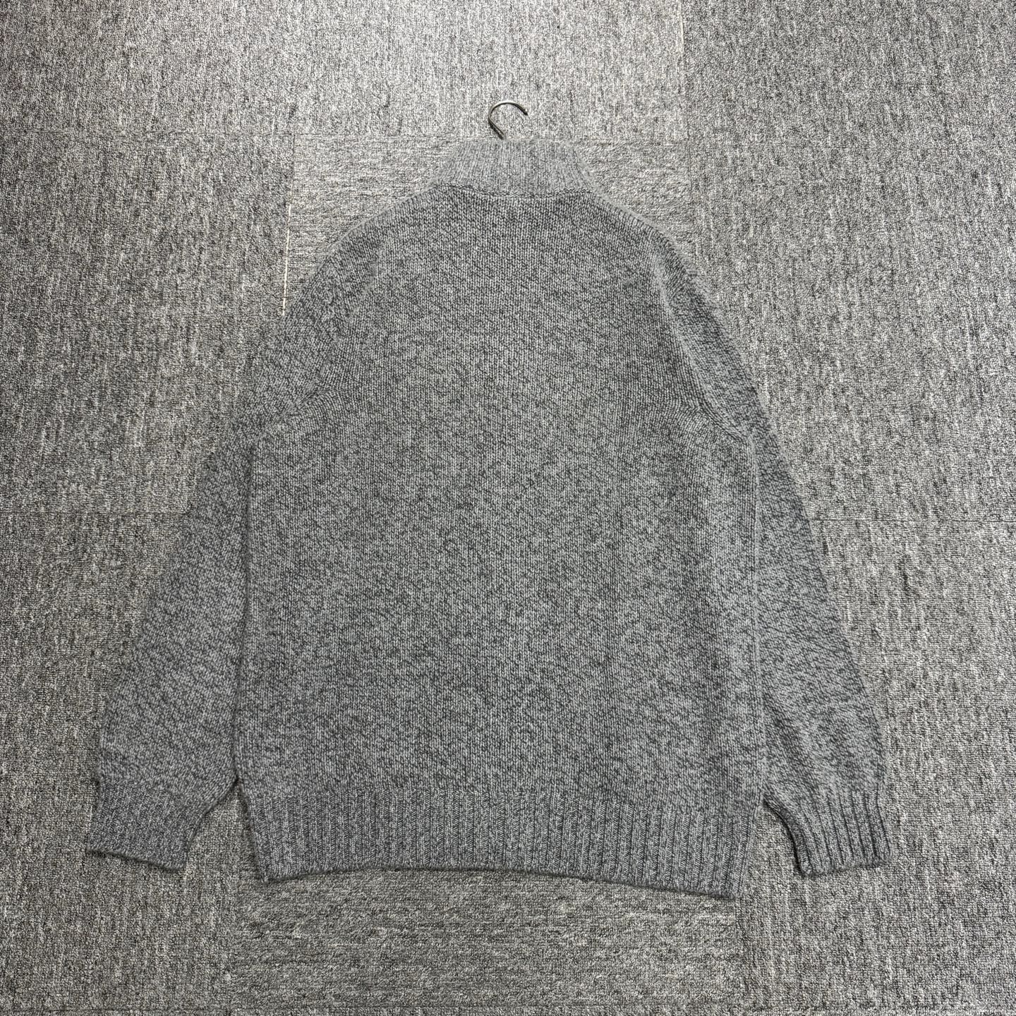 Loro Piana Loro Piana BABYCASHEMR Gray Cashmere Sweater Jkt 60 Size US XXL / EU 58 / 5 - 5 Thumbnail