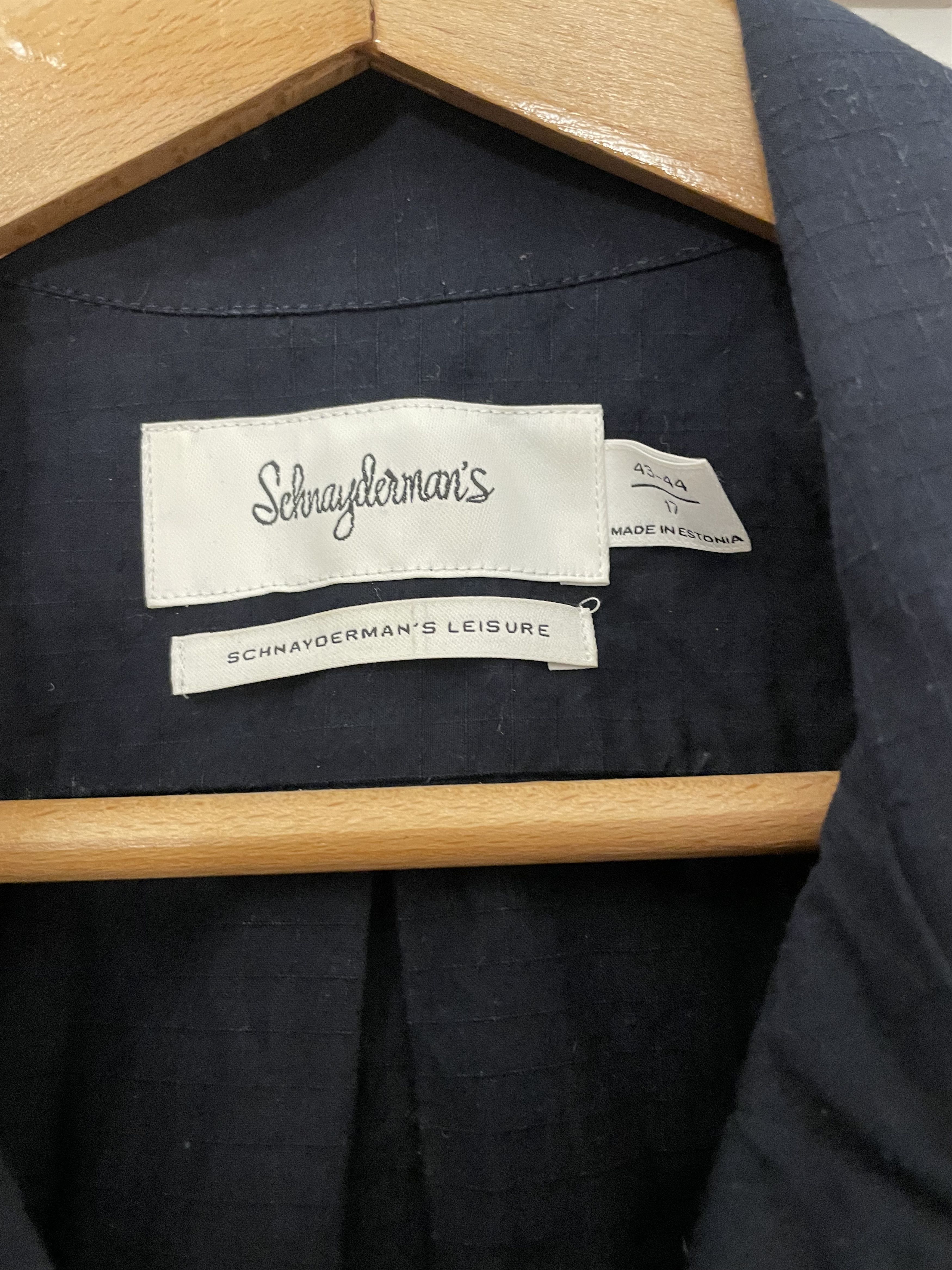 Schnaydermans Stiff cotton short sleeve shirt Size US XL / EU 56 / 4 - 2 Thumbnail