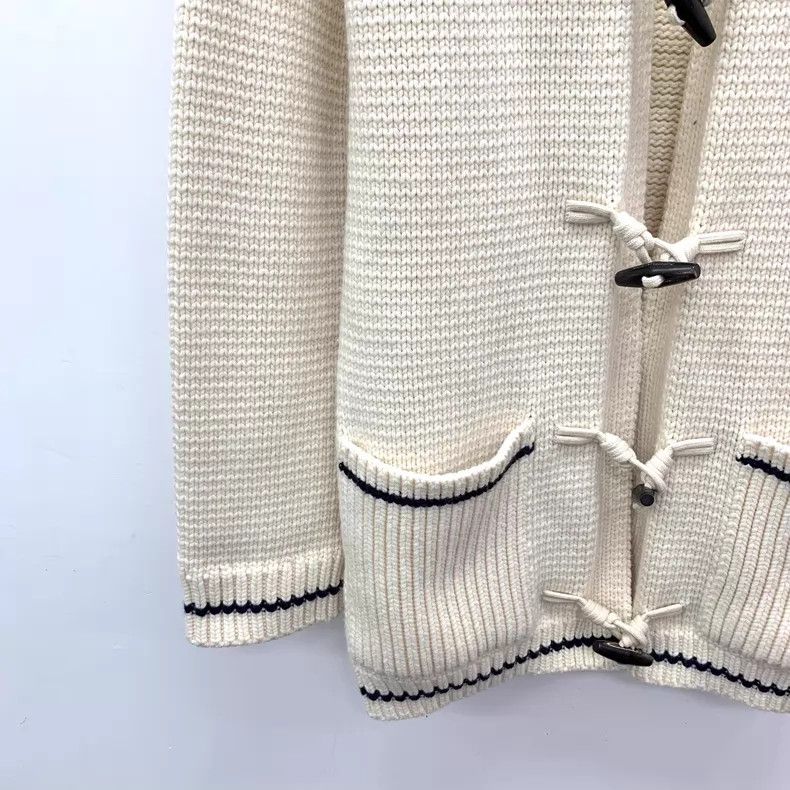 Dior Dior Beige wool ox horn button knitted cardigan coat Size XS / US 0-2 / IT 36-38 - 4 Thumbnail