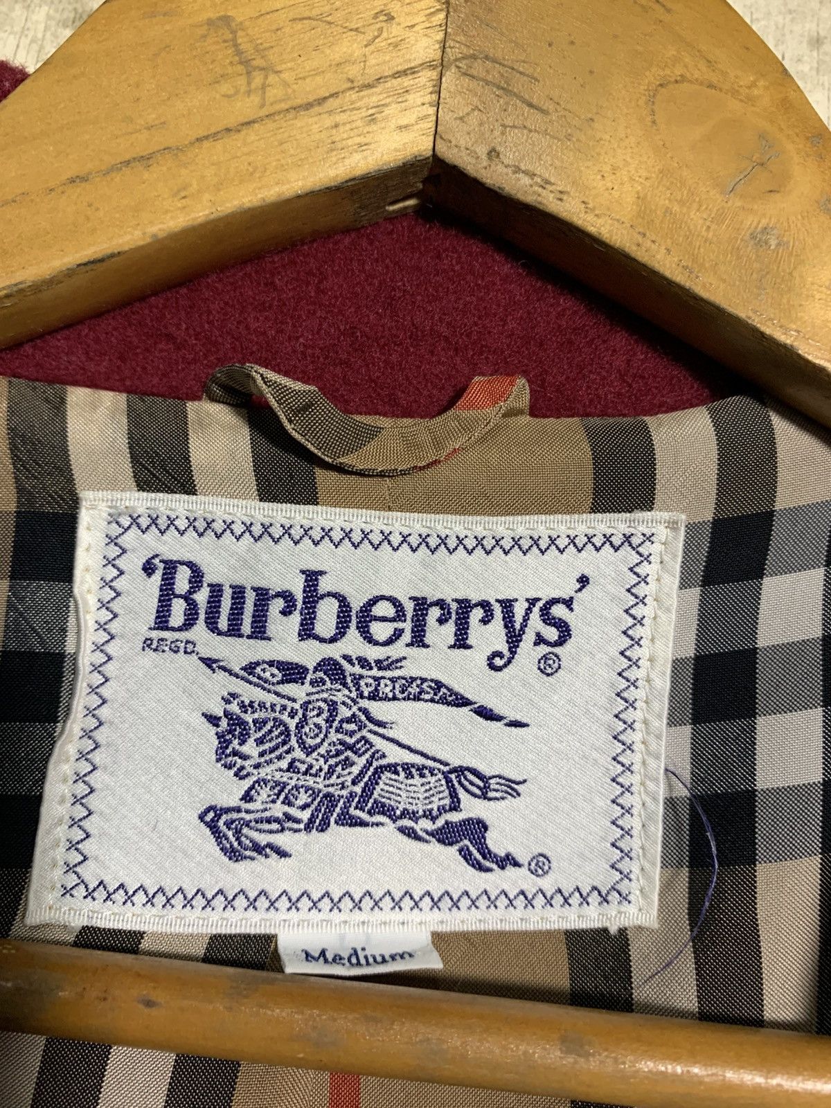 Burberry × Burberry Prorsum 🔥BURBERRY NOVACHECK ROBE RED Size US M / EU 48-50 / 2 - 8 Thumbnail