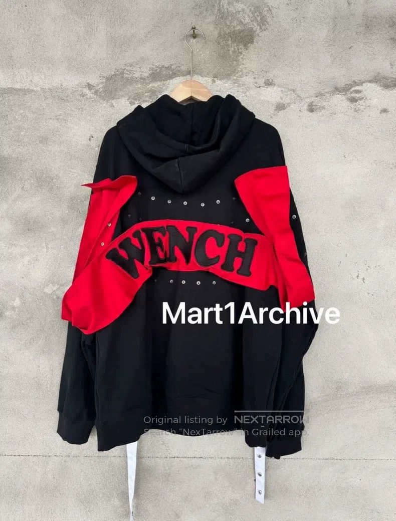 Hood By Air Hood By Air Button black and red ribbon sweatshirt Size US L / EU 52-54 / 3 - 1 Thumbnail