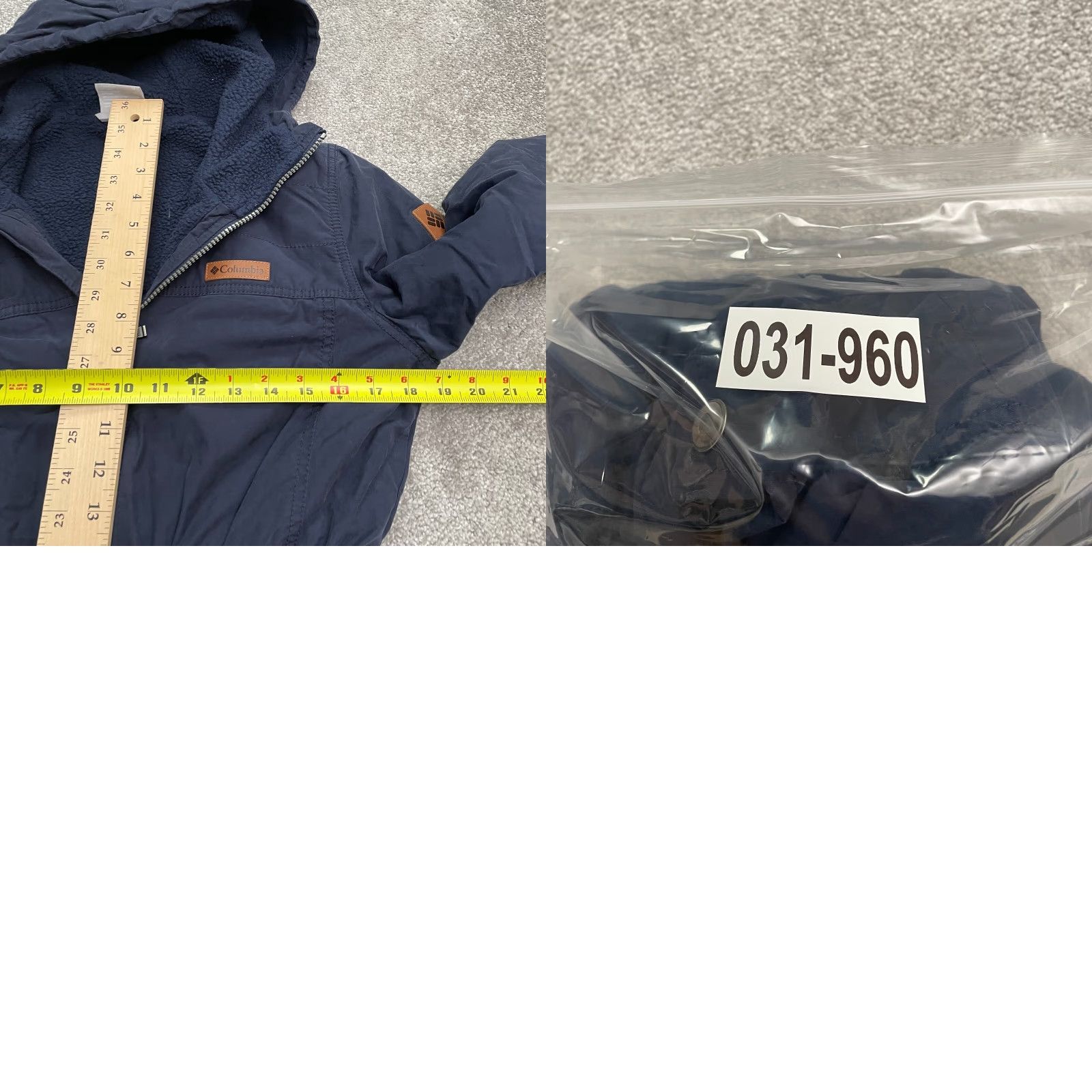 Vintage Columbia Jacket Women XS Blue Hooded Parka Full Zip Belted Size XS / US 0-2 / IT 36-38 - 9 Thumbnail