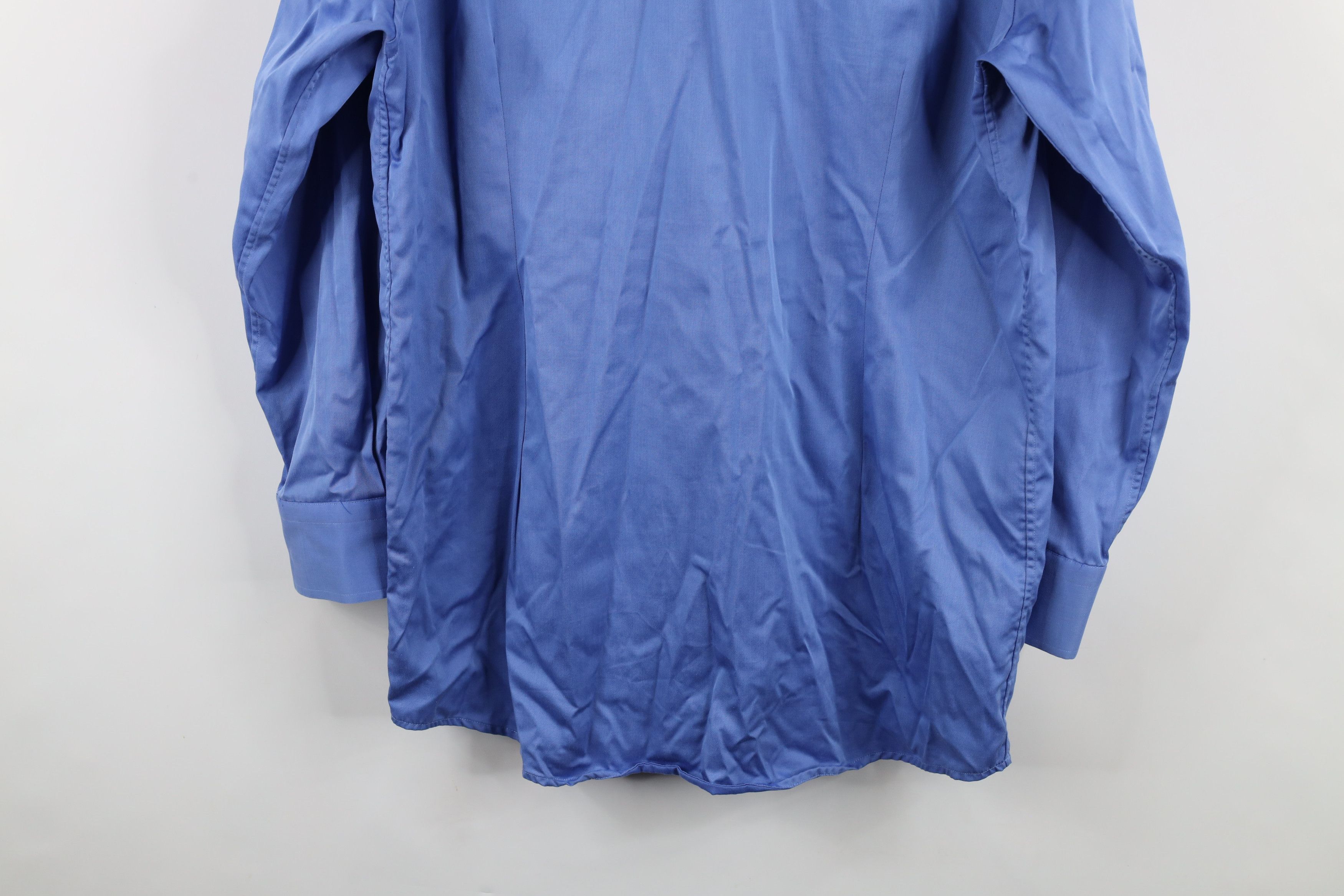 Eton × Vintage Eton Contemporary Long Sleeve Button Shirt Blue Cotton Size US M / EU 48-50 / 2 - 12 Thumbnail