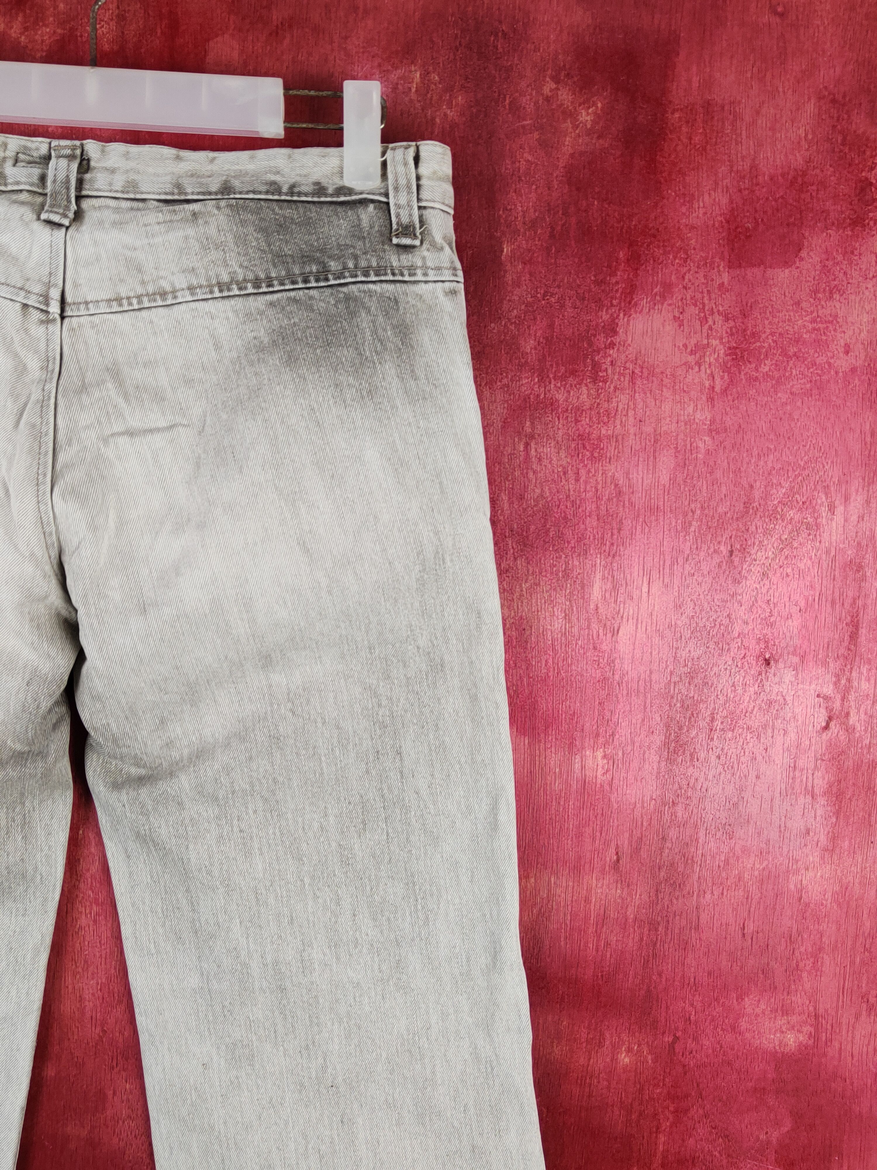 Japanese Brand Domingo faded Distressed Ripped vintage denim Jeans #S2217 Size US 30 / EU 46 - 10 Thumbnail