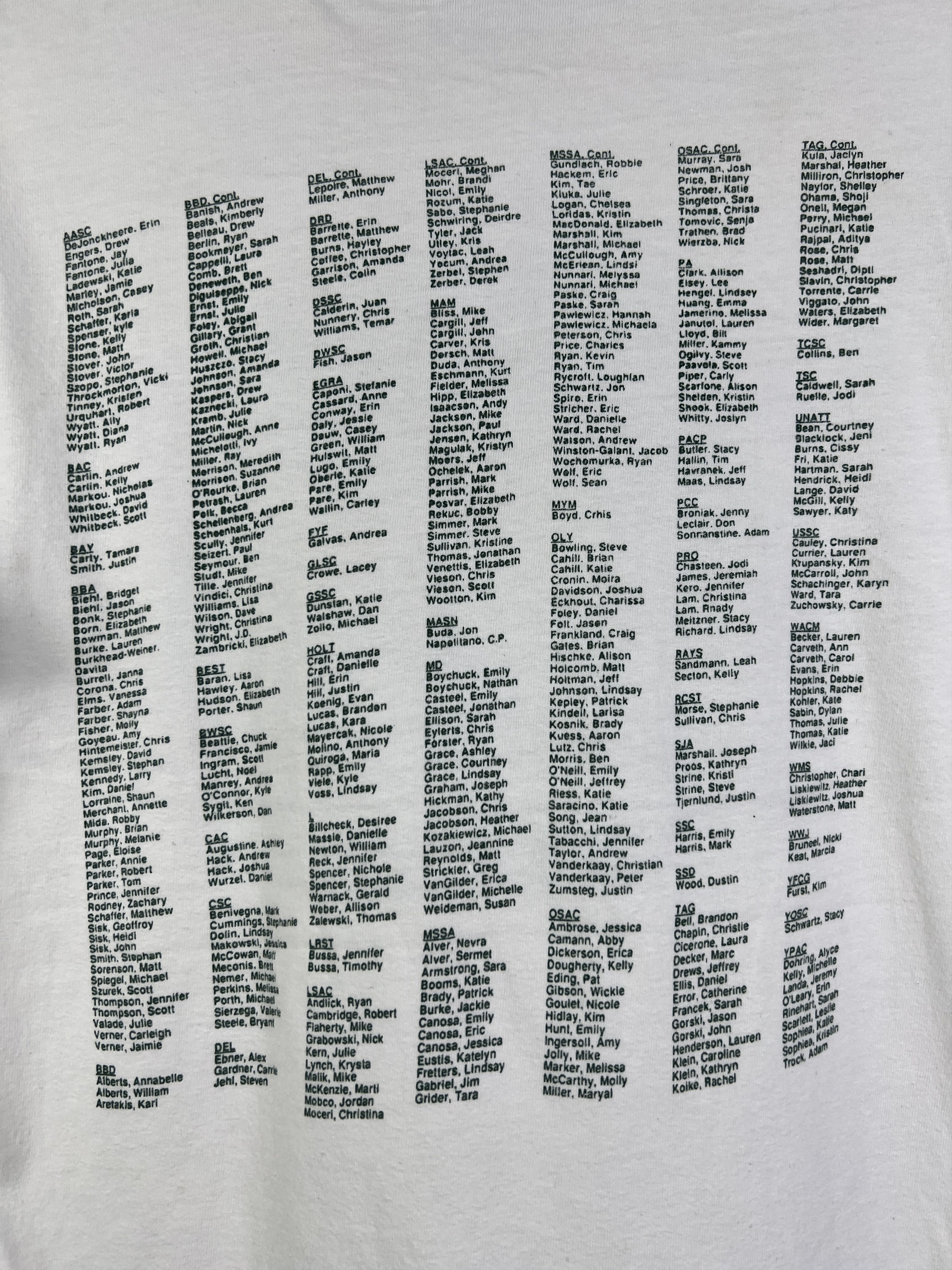 Vintage No.4937 Vintage 90s US Swimming Art Graphic Tee (M) Size US M / EU 48-50 / 2 - 6 Thumbnail
