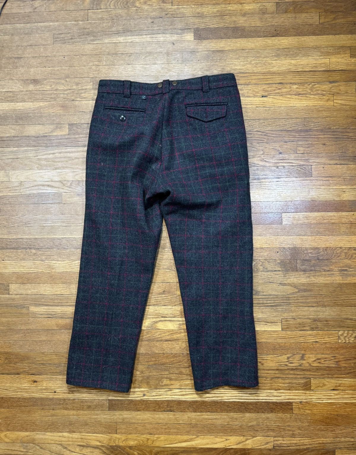 Cadet Vintage Codet Plaid Wool Pants Size US 36 / EU 52 - 2 Thumbnail