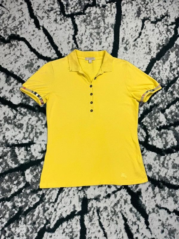 Burberry Burberry Polo Shirt Yellow Pattern M Size M / US 6-8 / IT 42-44 - 1 Thumbnail