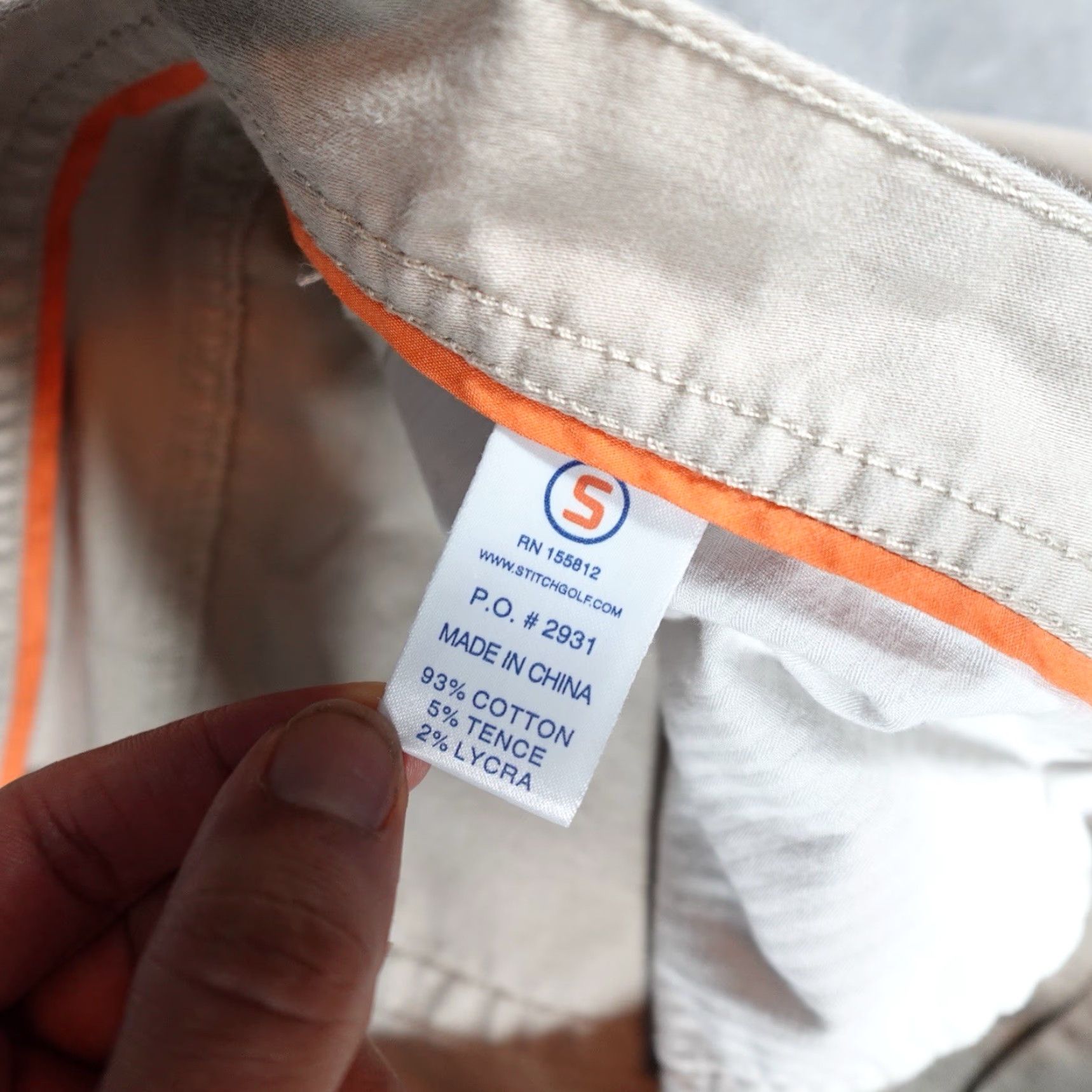 Vintage VINTAGE Stitch Golf Men’s 38x29 Straight Leg Khaki Pants Casual Fall Spring Summer 90s Mens Size US 38 / EU 54 - 4 Thumbnail