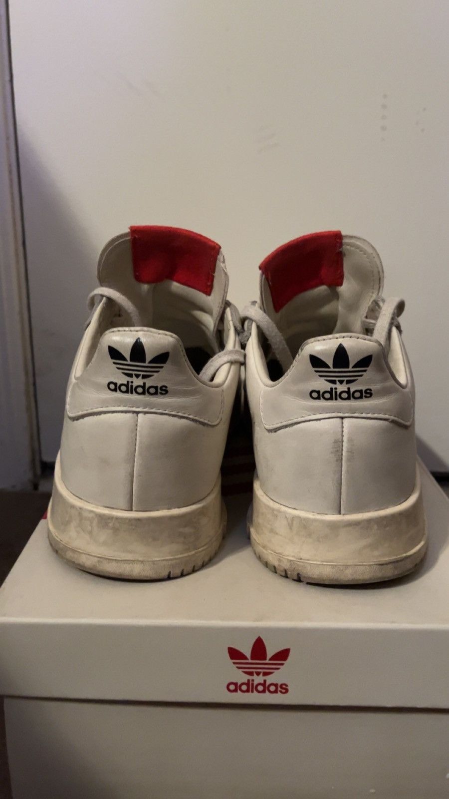 424 × Adidas 424 Off-White adidas Originals Edition SC Premiere Sneakers Size US 12 / EU 45 - 4 Thumbnail