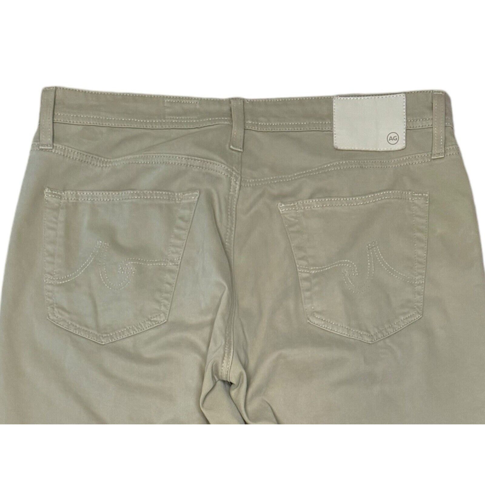 AG Adriano Goldschmied AG Adriano Goldschmeid The Graduate Pants Khaki Tailored Leg Size US 32 / EU 48 - 5 Thumbnail