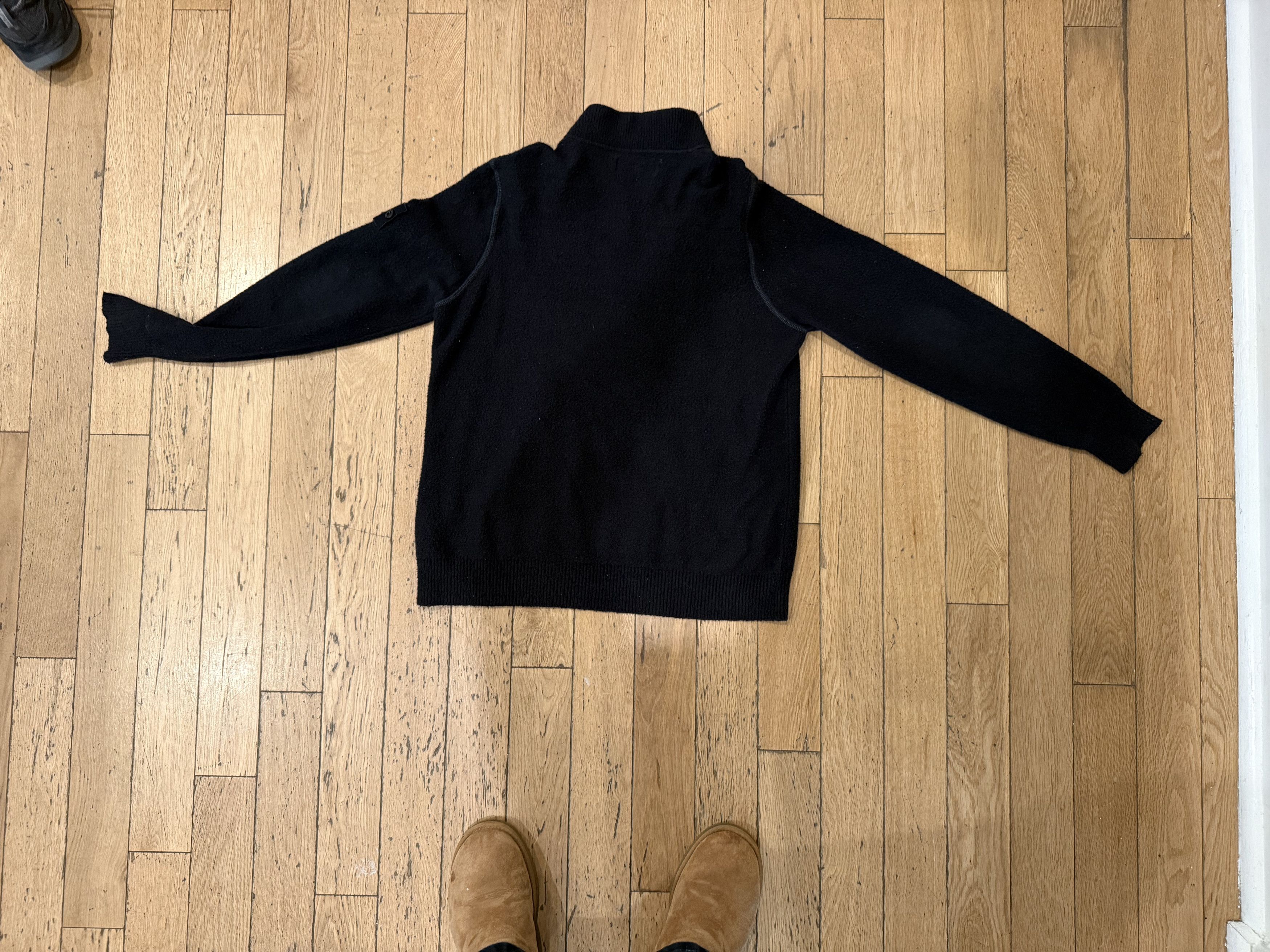 Stone Island Stone Island SS23 Half-Zip Knit – Black (7815533D2) Size US S / EU 44-46 / 1 - 4 Thumbnail