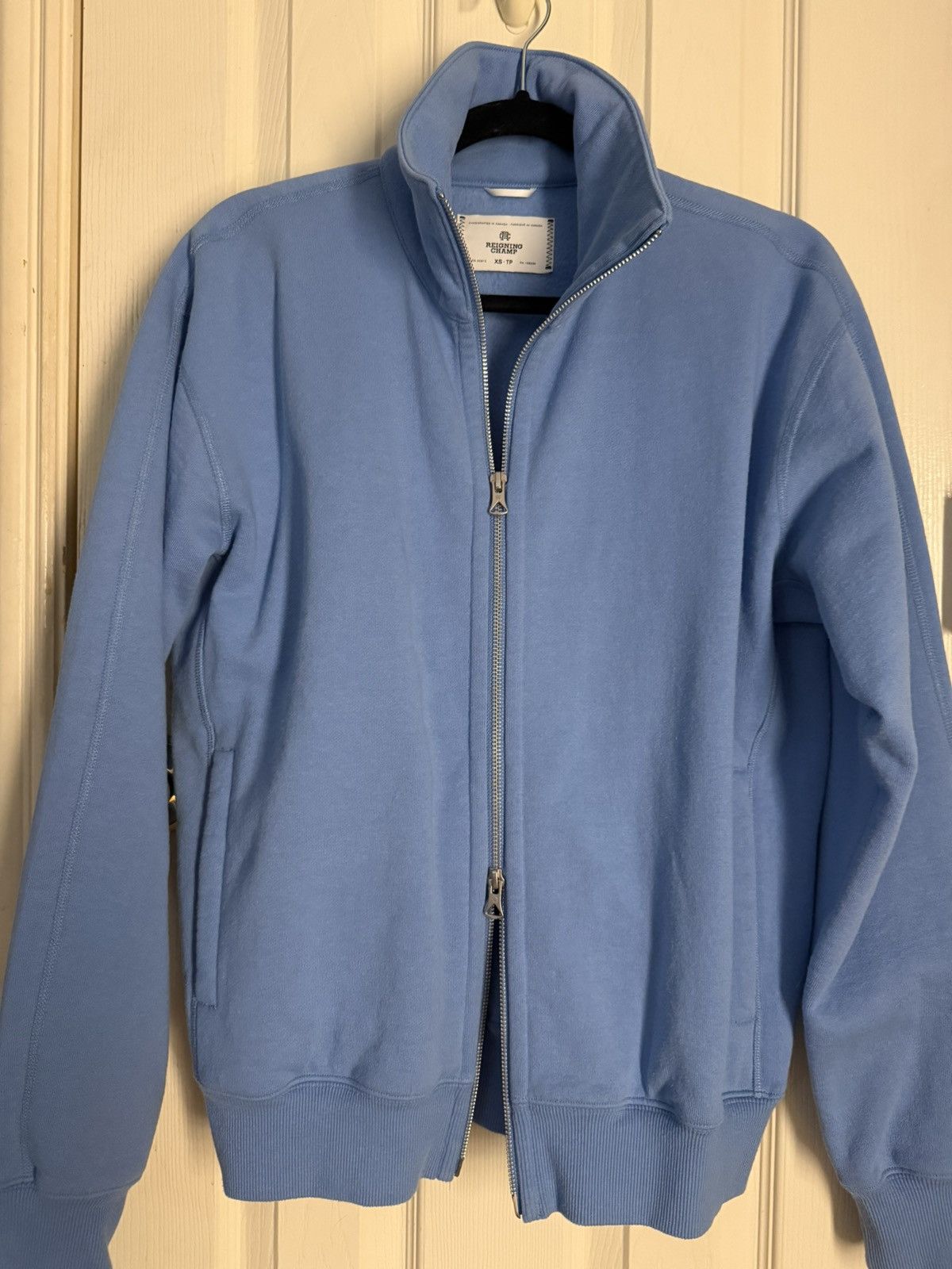 Reigning Champ Reigning Champ XS Blue Full Zip Turtleneck Sweater/Coat Size US XS / EU 42 / 0 - 6 Thumbnail