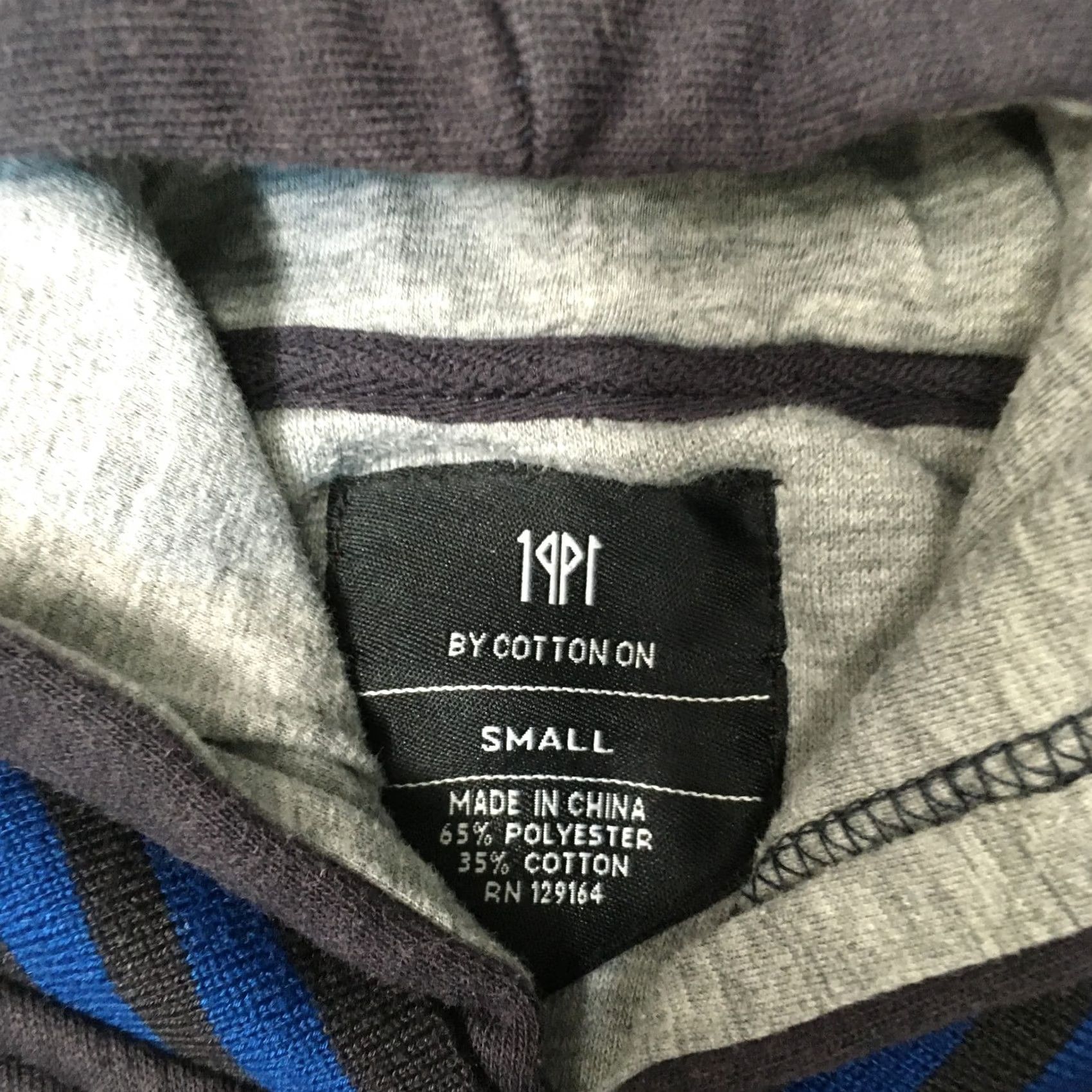 Cotton On VINTAGE Hoodie cotton on blue gray small hoodie Men Size US S / EU 44-46 / 1 - 2 Thumbnail