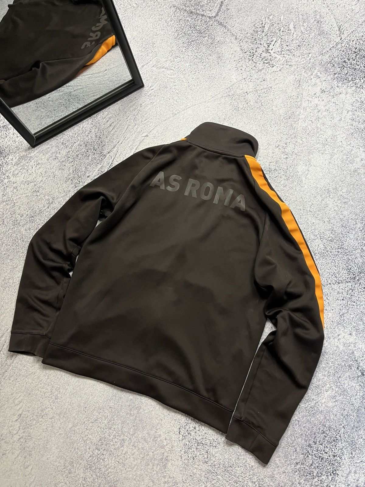 Nike Nike AS Roma Brown Fc Track Jacket Soccer Full Zip Football Size US M / EU 48-50 / 2 - 11 Thumbnail