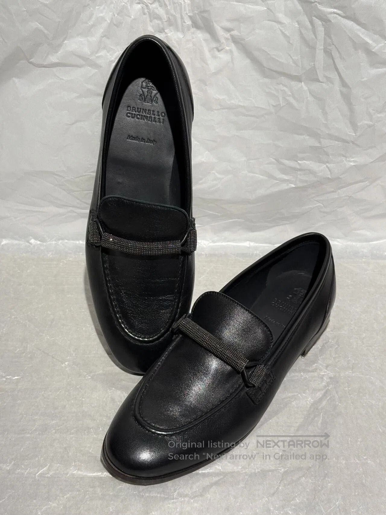 Brunello Cucinelli Brunello Cucinelli Black Loafers for Women. Size US 4 / IT 34 - 1 Thumbnail