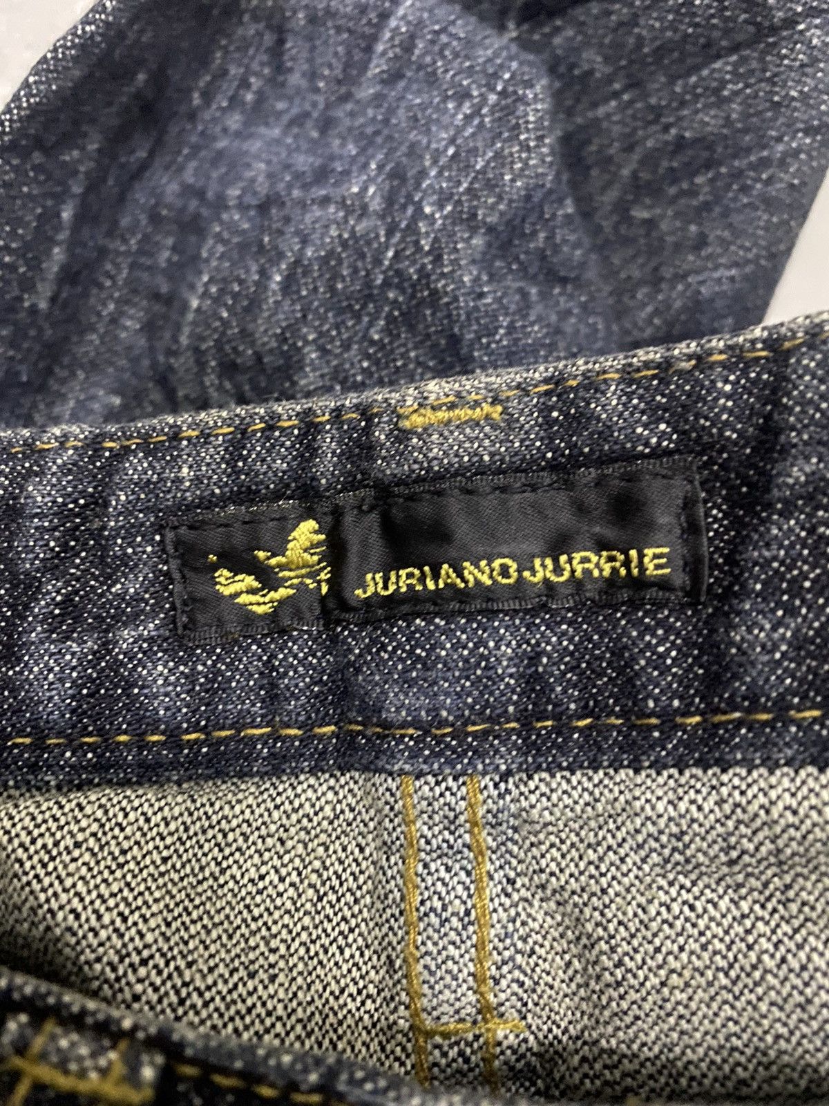 If Six Was Nine THRASHED FLARE JAPAN BRAND JURIANO JURRIE RIPPED DENIM Size US 31 - 9 Thumbnail