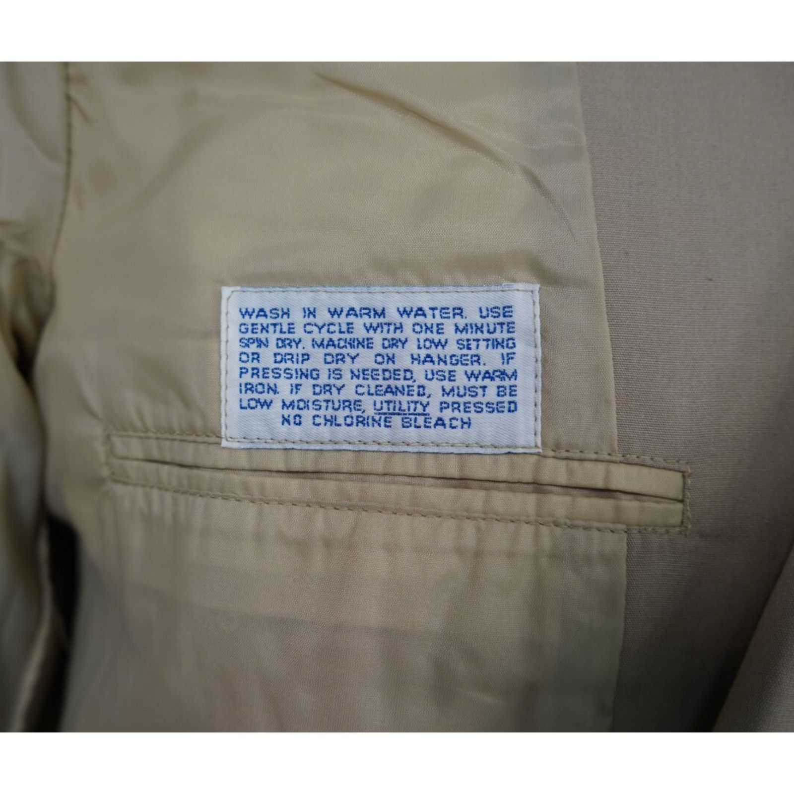 Brooks Brothers Vintage Brooks Brothers 60's Sport Coat Mens 42R Tan Size 42R - 7 Thumbnail