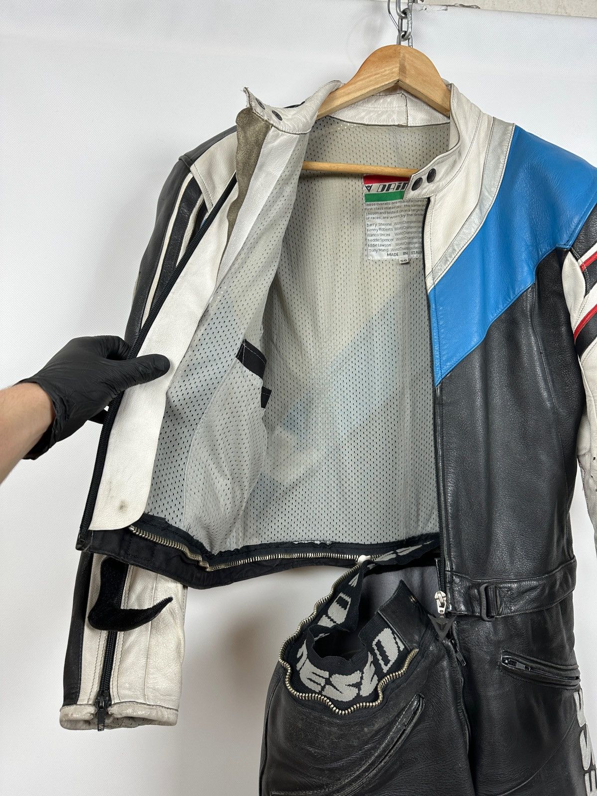 Dainese Vintage Dainese Professional Leather Superbike Moto Suit Size US M / EU 48-50 / 2 - 14 Thumbnail