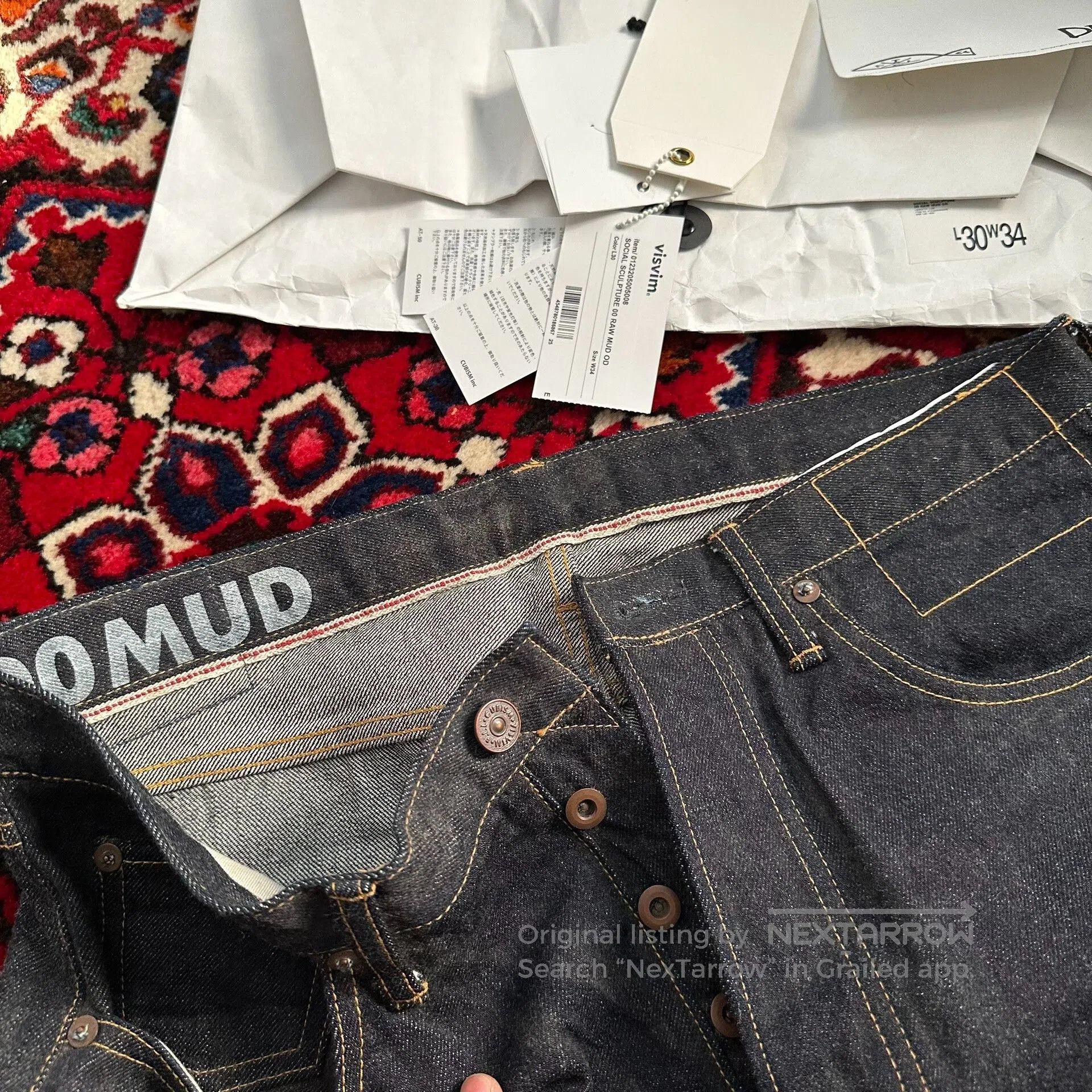 Visvim visvim 23AW Mud Dyed Denim Pants. Size US 34 / EU 50 - 4 Thumbnail