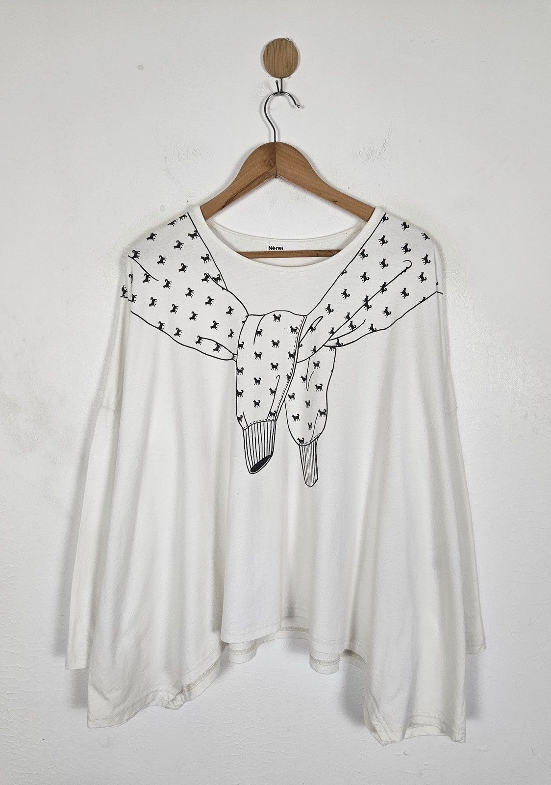 Ne-Net NeNet graphic blouse tied jumper Size XL / US 12-14 / IT 48-50 - 1 Thumbnail
