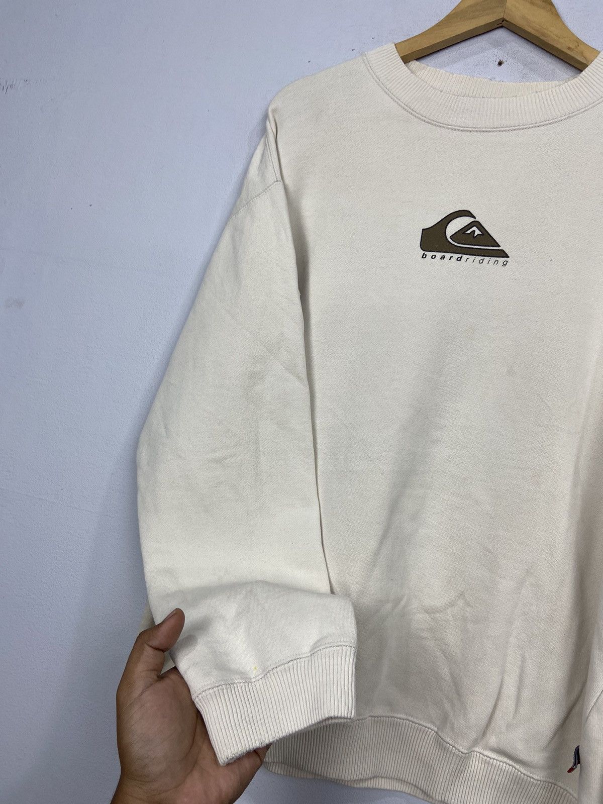 Quiksilver × Vintage Vintage 90s Quiksilver Pullover Sweatshirt Size US L / EU 52-54 / 3 - 6 Thumbnail