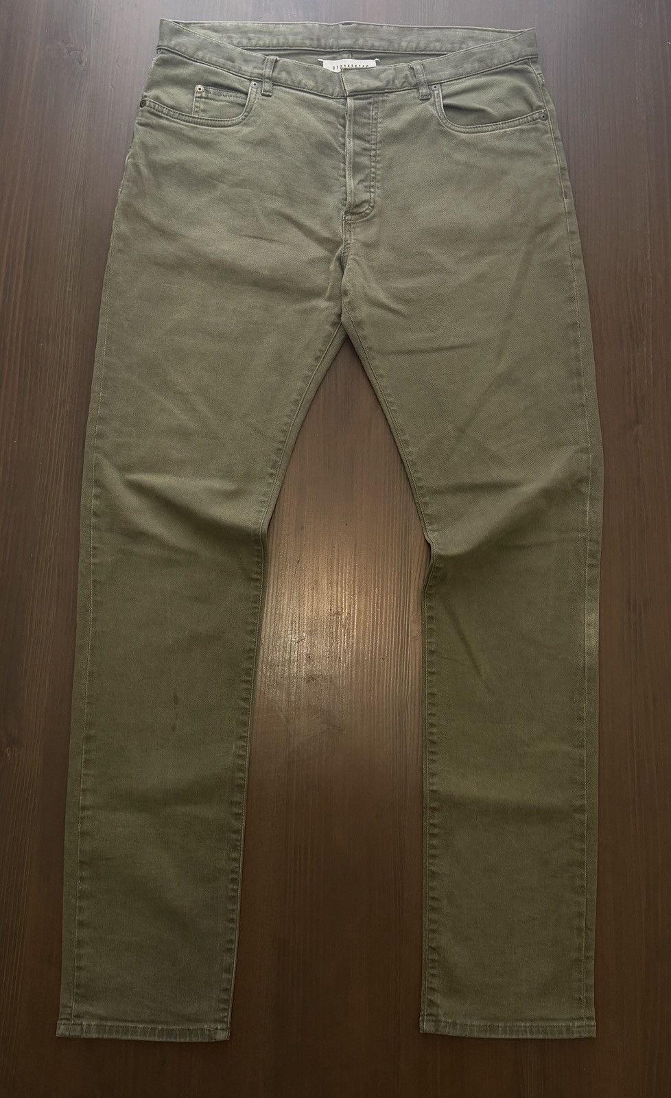 Maison Margiela Maison Margiela Straight Leg Green Wash Denim Size US 34 / EU 50 - 4 Thumbnail