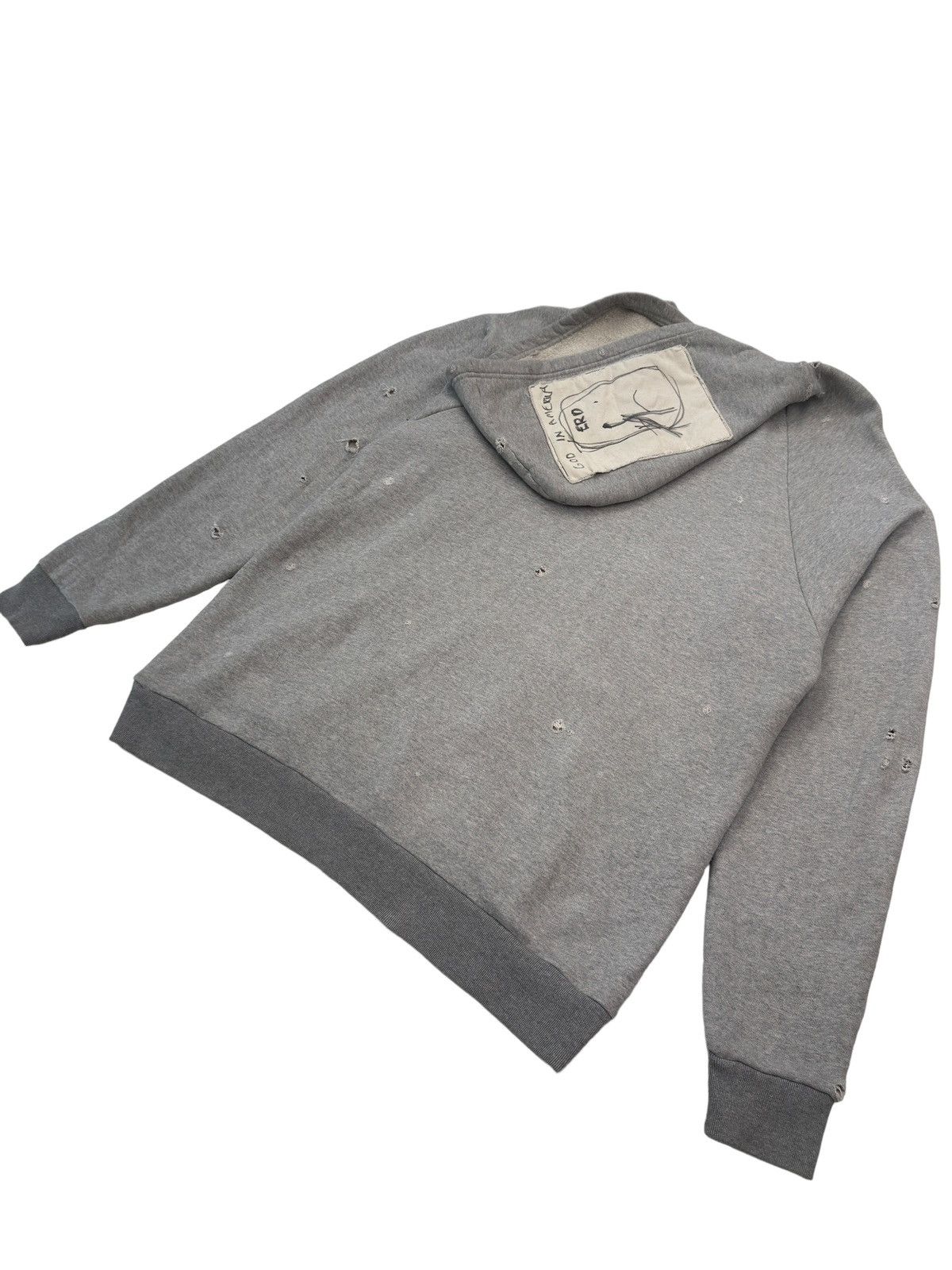 Enfants Riches Deprimes Hand Drawn by Henri ‘GOD IN AMERICA’ Patch Sweatshirt Size US XL / EU 56 / 4 - 7 Thumbnail
