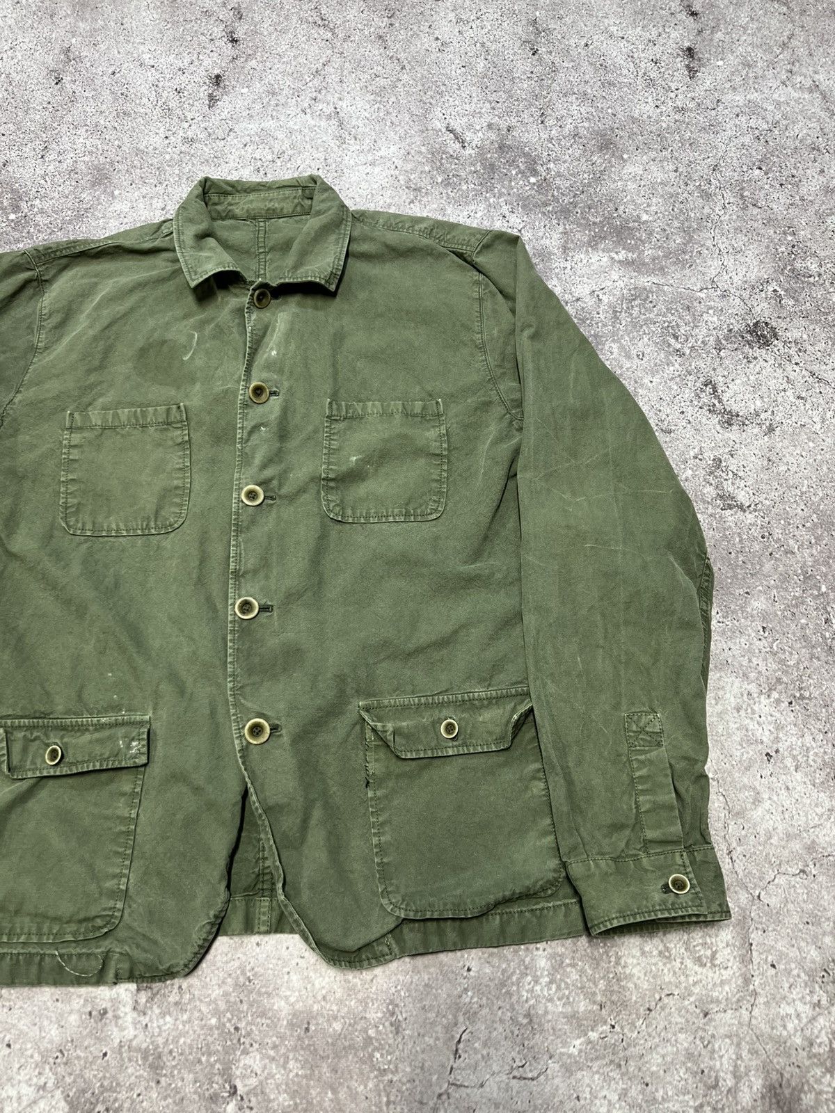 Japanese Brand Vintage Multi Pocket Military Shirt Size L Size US L / EU 52-54 / 3 - 3 Thumbnail