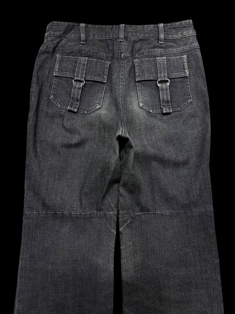 Other BAGGY FLARE Leilian Mudwash Bushpants Sick Distressed Jean Size US 29 - 14 Thumbnail